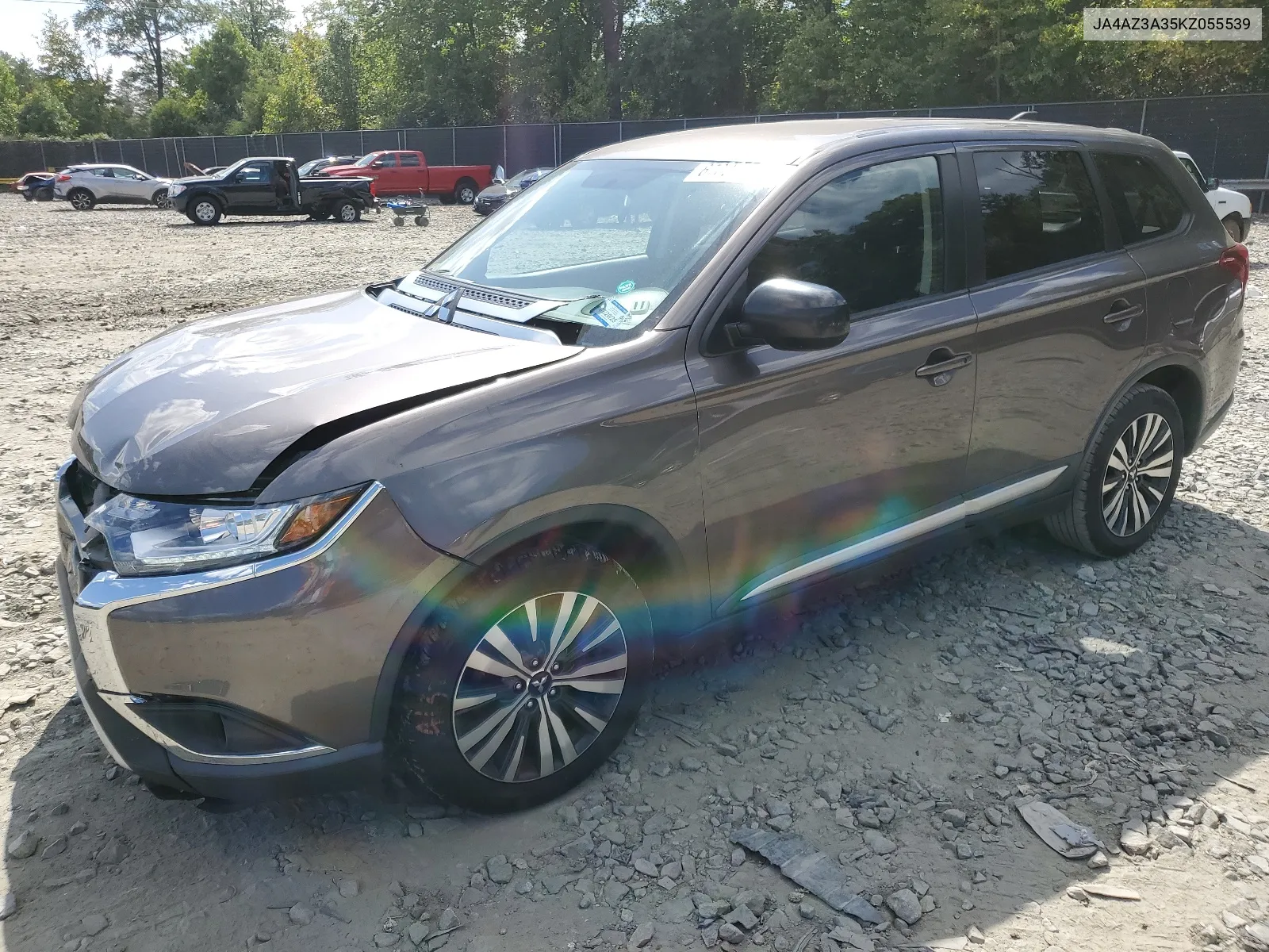 2019 Mitsubishi Outlander Se VIN: JA4AZ3A35KZ055539 Lot: 67027934