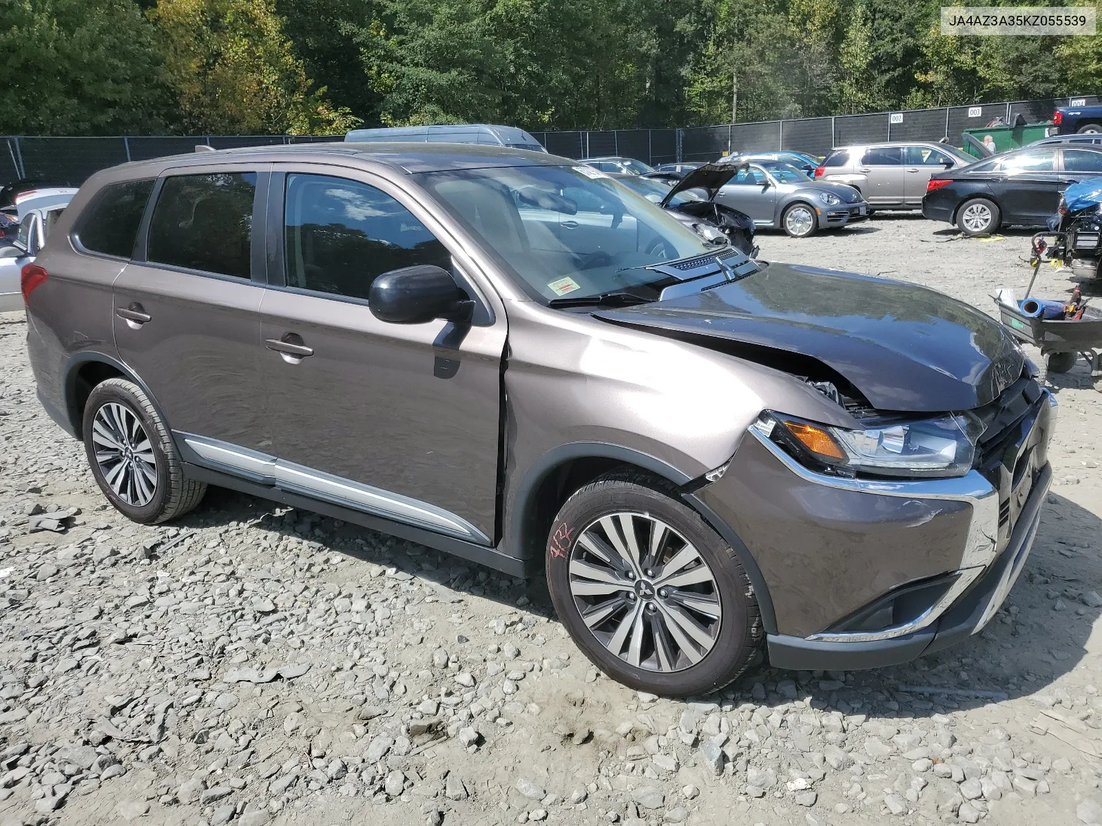 2019 Mitsubishi Outlander Se VIN: JA4AZ3A35KZ055539 Lot: 67027934