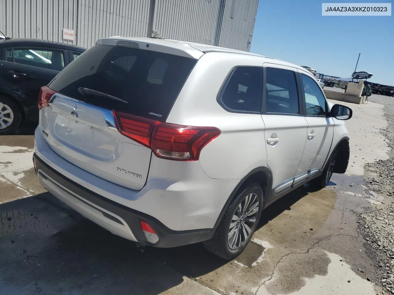 2019 Mitsubishi Outlander Se VIN: JA4AZ3A3XKZ010323 Lot: 67502044