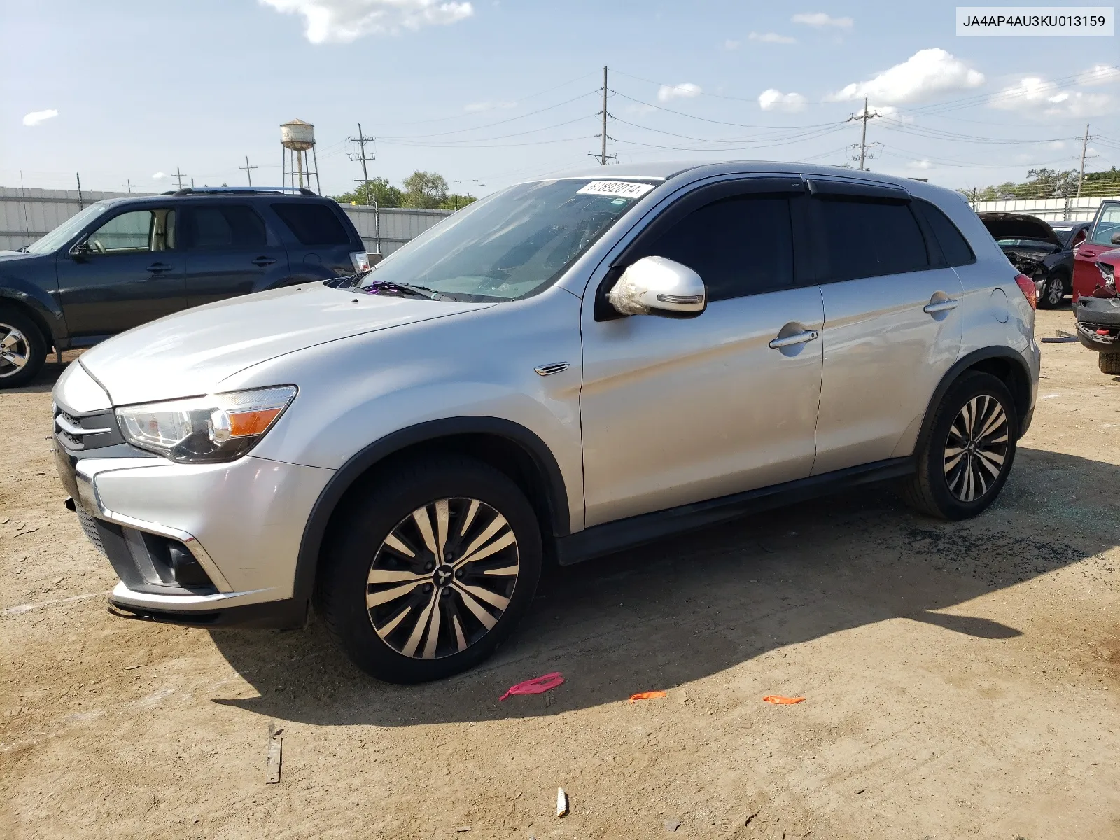 2019 Mitsubishi Outlander Sport Se VIN: JA4AP4AU3KU013159 Lot: 67892014