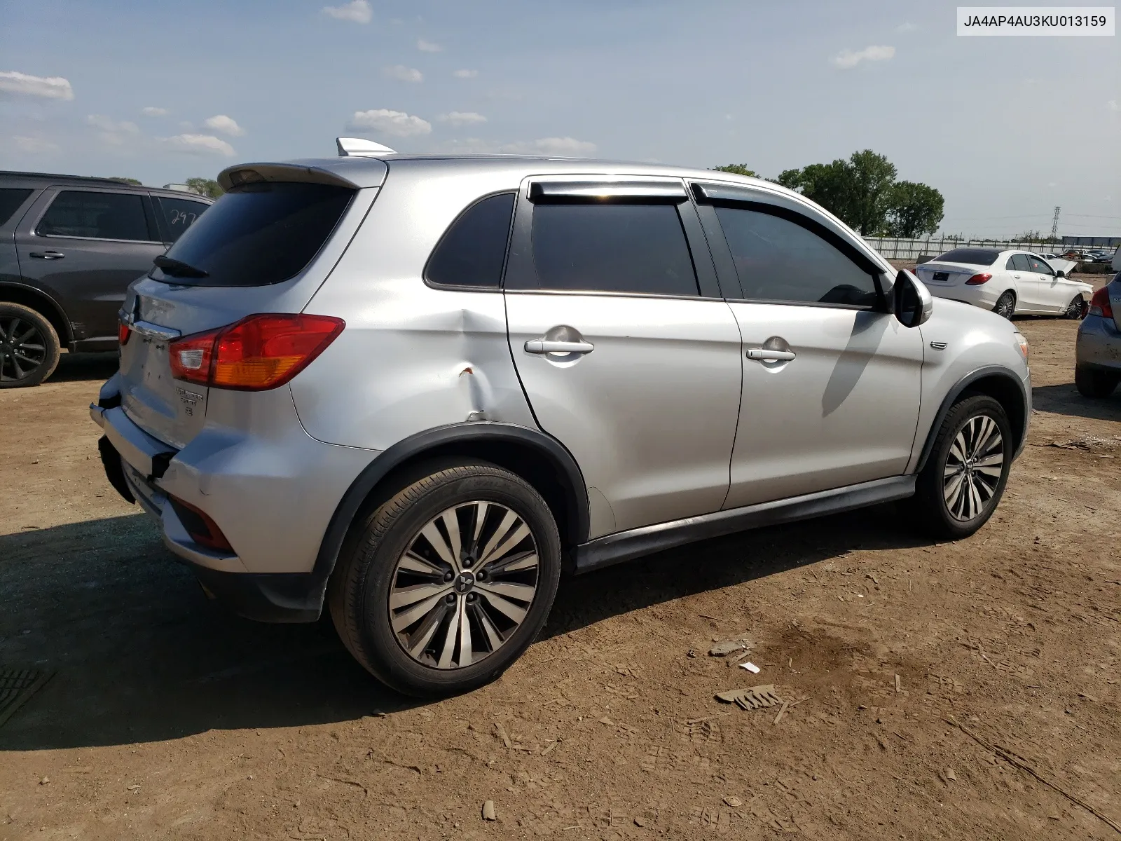 2019 Mitsubishi Outlander Sport Se VIN: JA4AP4AU3KU013159 Lot: 67892014