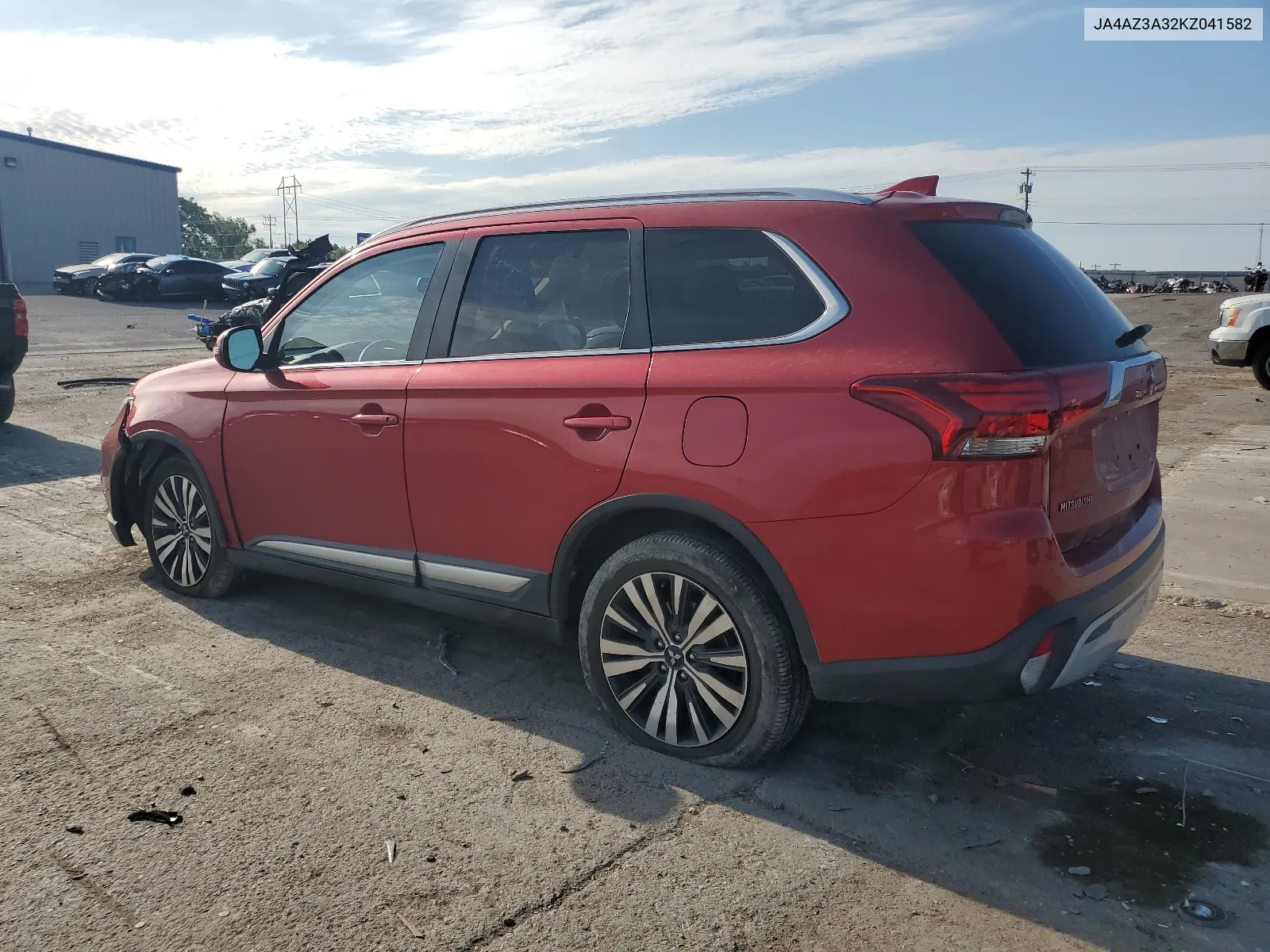 2019 Mitsubishi Outlander Se VIN: JA4AZ3A32KZ041582 Lot: 67929164