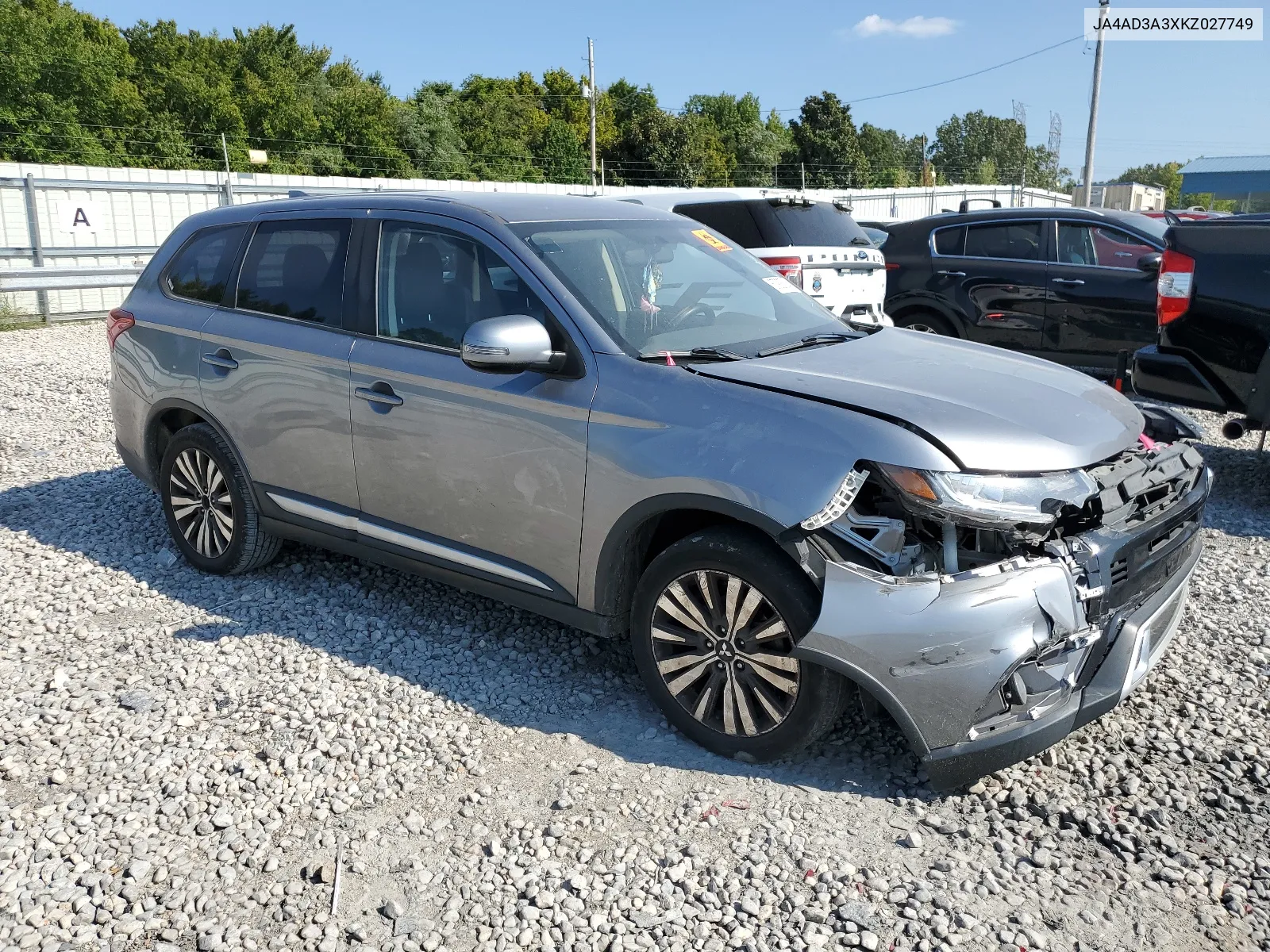 2019 Mitsubishi Outlander Se VIN: JA4AD3A3XKZ027749 Lot: 67935784