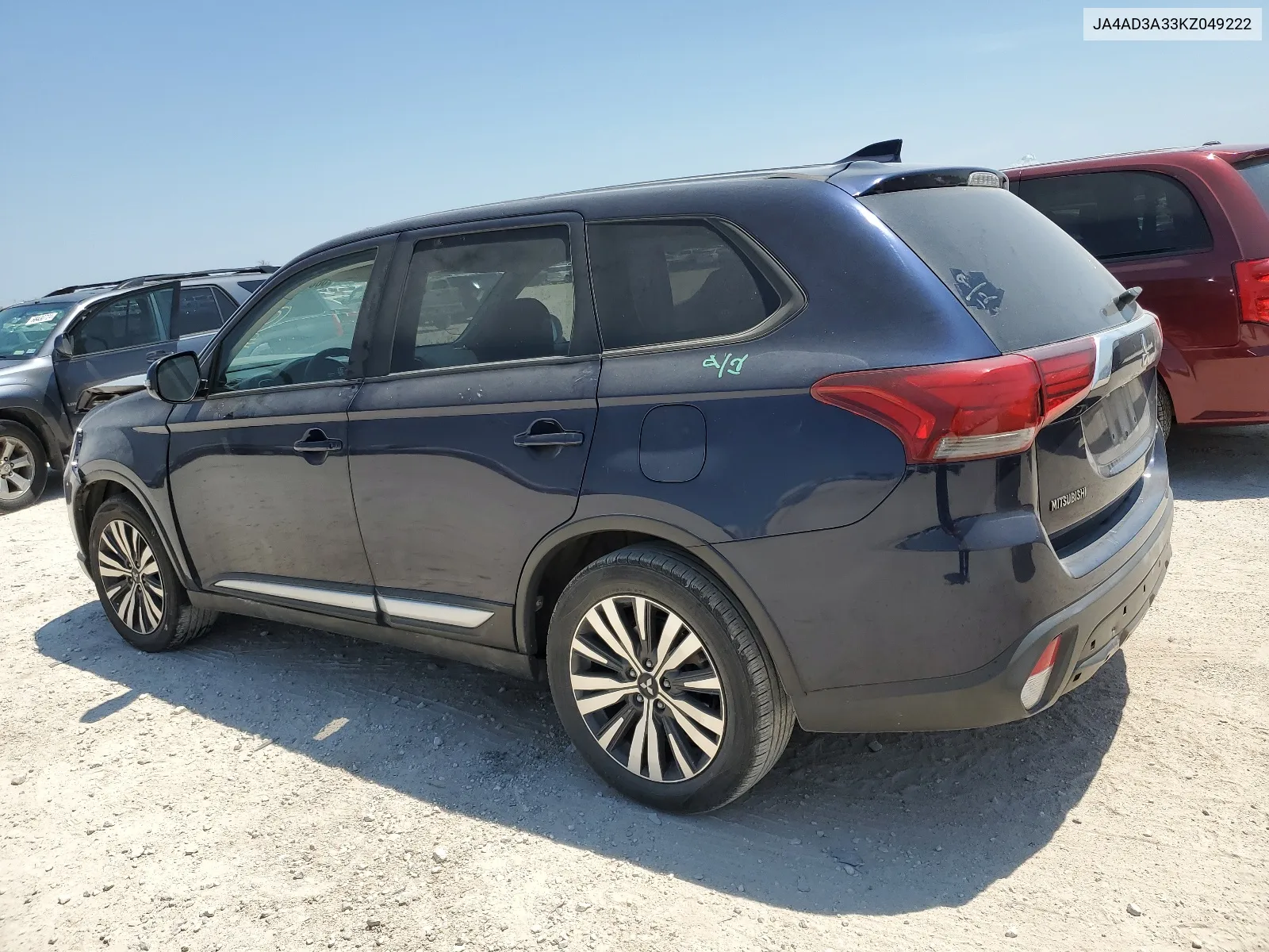 2019 Mitsubishi Outlander Se VIN: JA4AD3A33KZ049222 Lot: 68067244