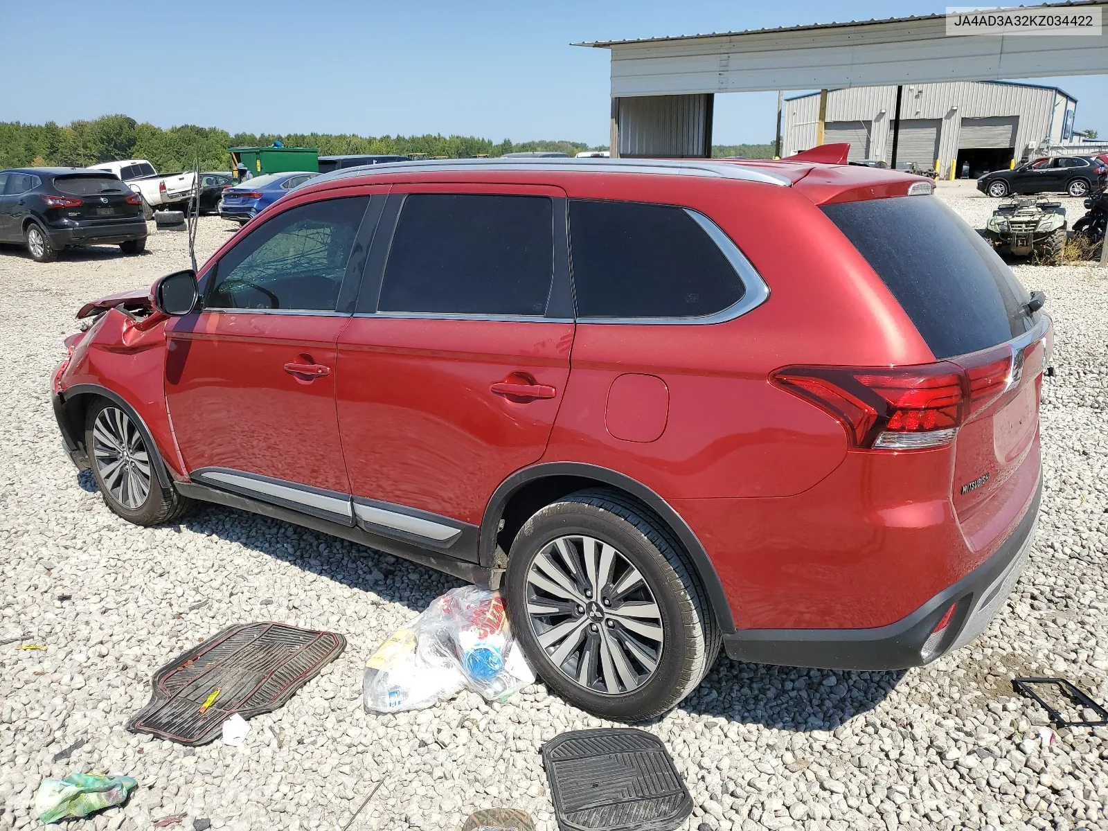 2019 Mitsubishi Outlander Se VIN: JA4AD3A32KZ034422 Lot: 68125764