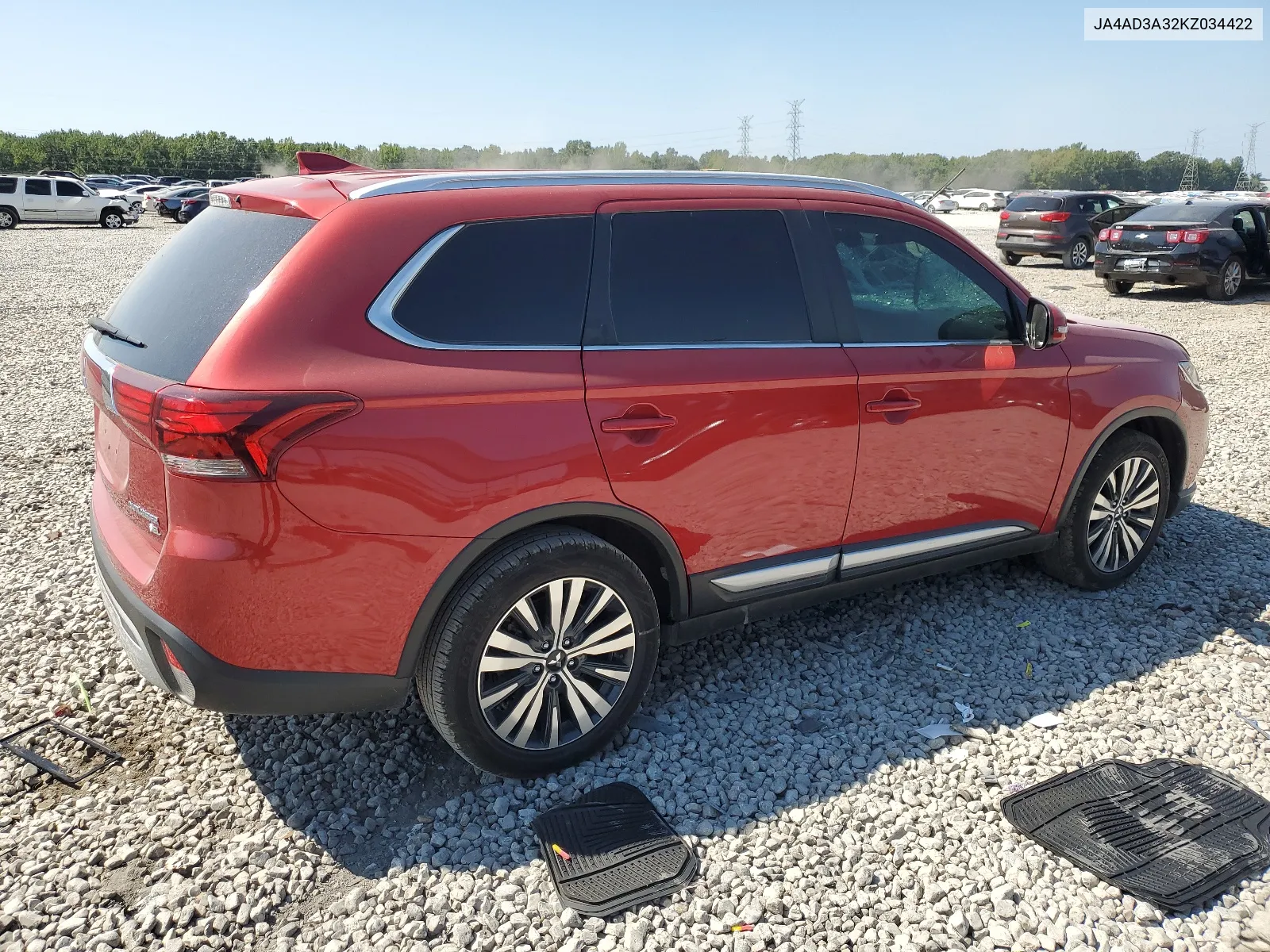 JA4AD3A32KZ034422 2019 Mitsubishi Outlander Se