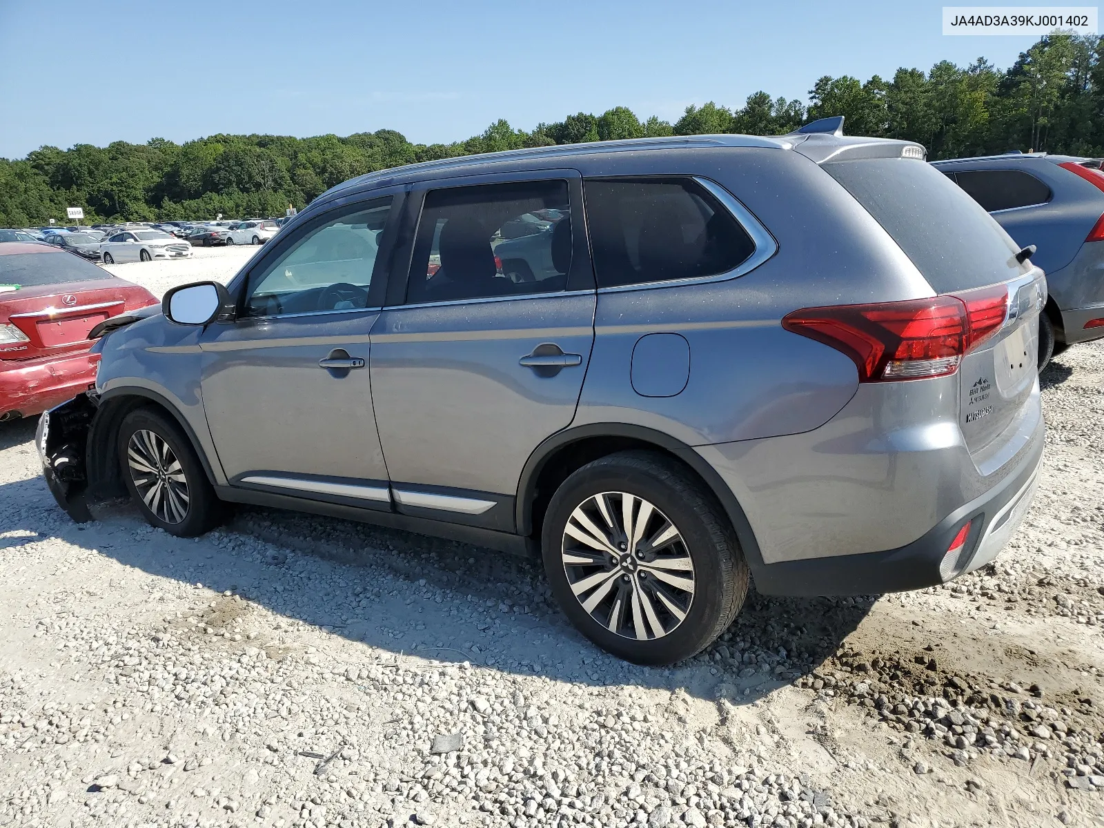 2019 Mitsubishi Outlander Se VIN: JA4AD3A39KJ001402 Lot: 68523184