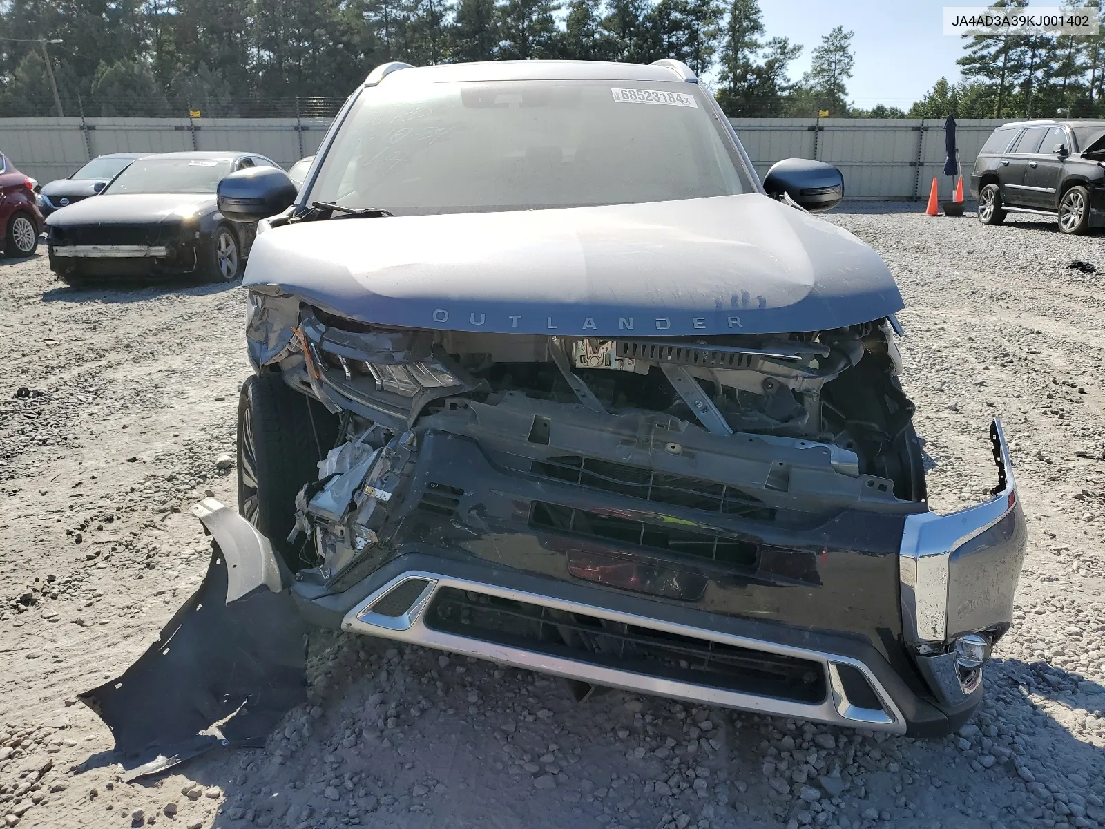 2019 Mitsubishi Outlander Se VIN: JA4AD3A39KJ001402 Lot: 68523184