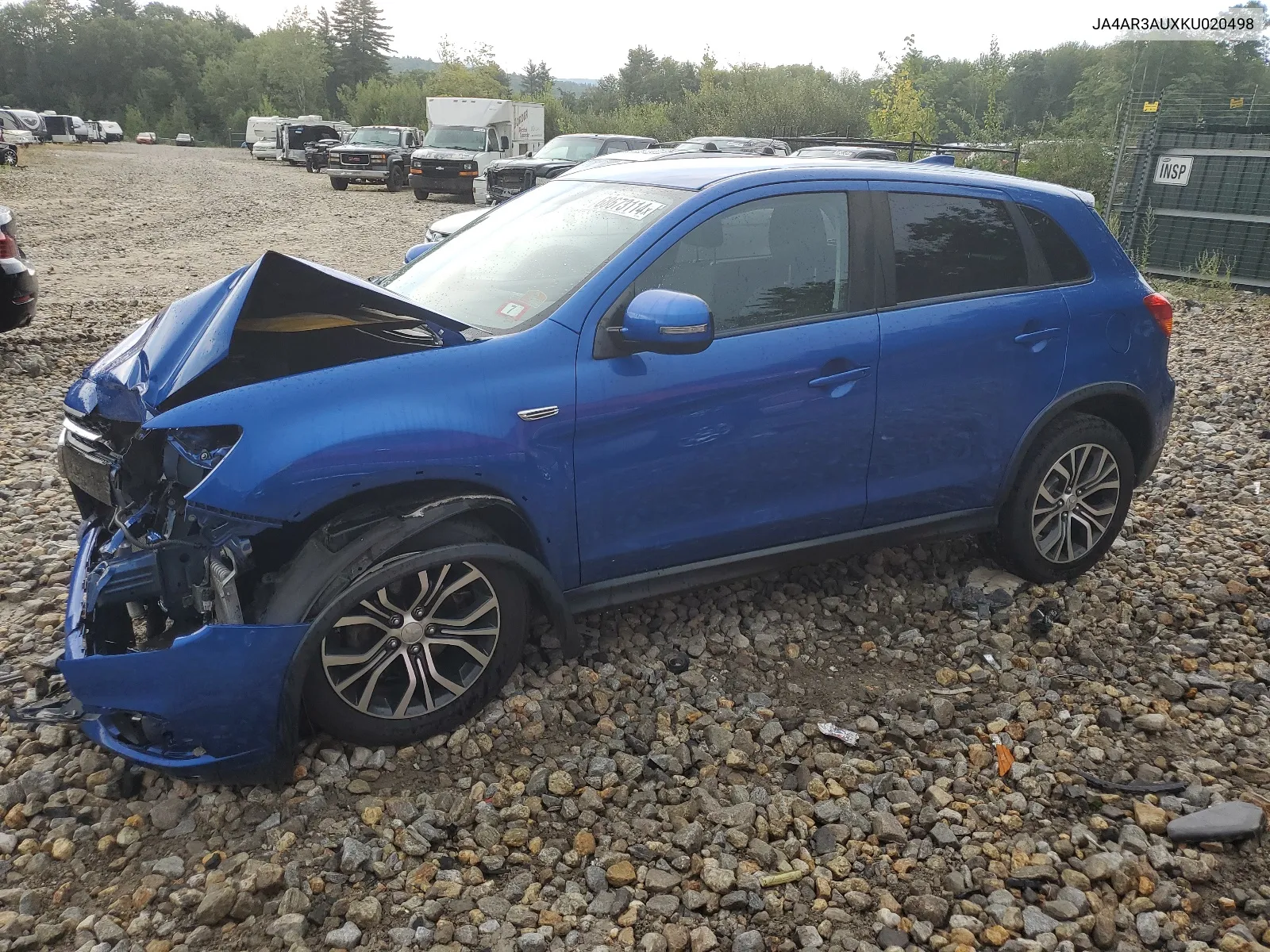 2019 Mitsubishi Outlander Sport Es VIN: JA4AR3AUXKU020498 Lot: 68673114