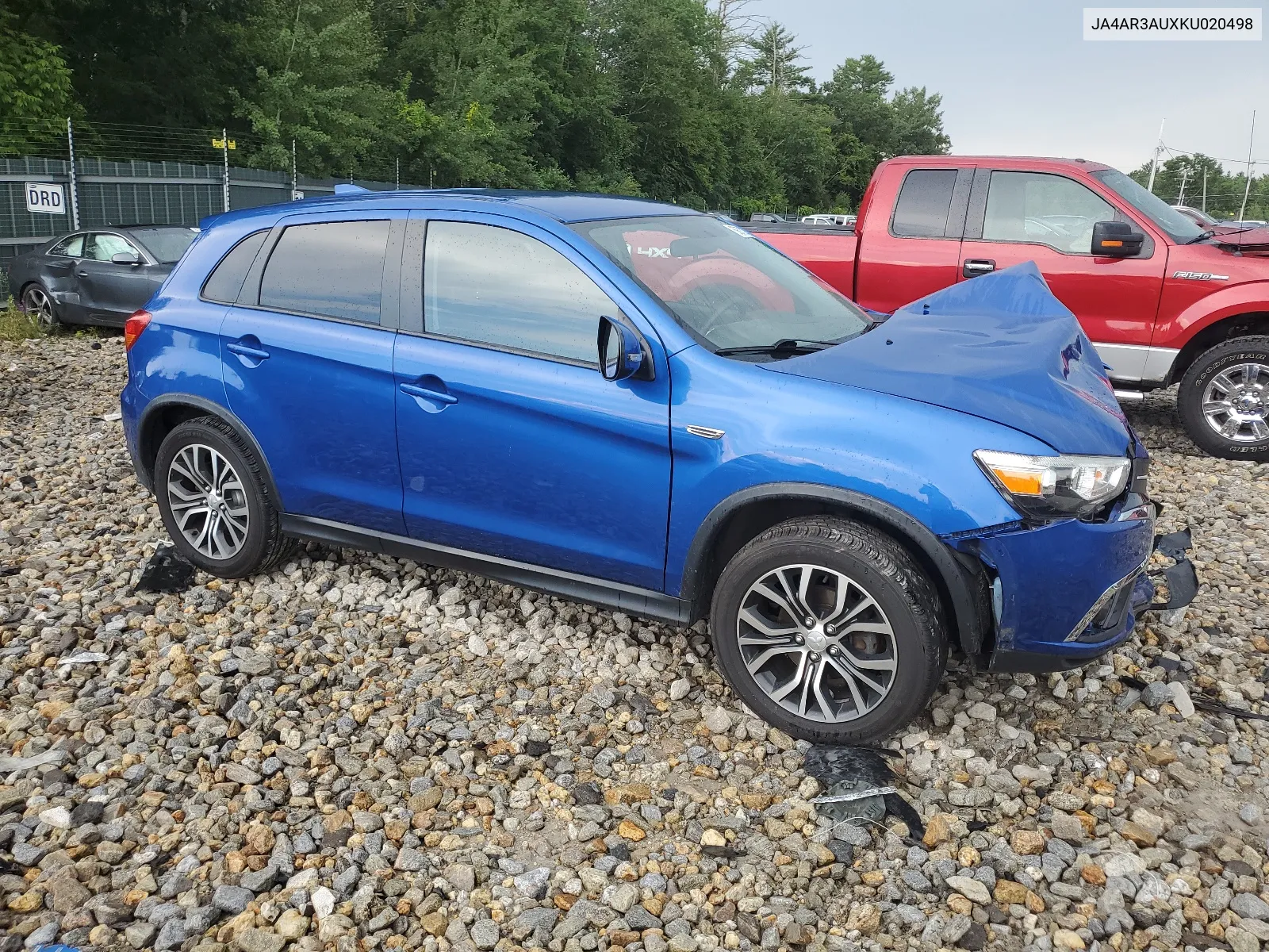 2019 Mitsubishi Outlander Sport Es VIN: JA4AR3AUXKU020498 Lot: 68673114