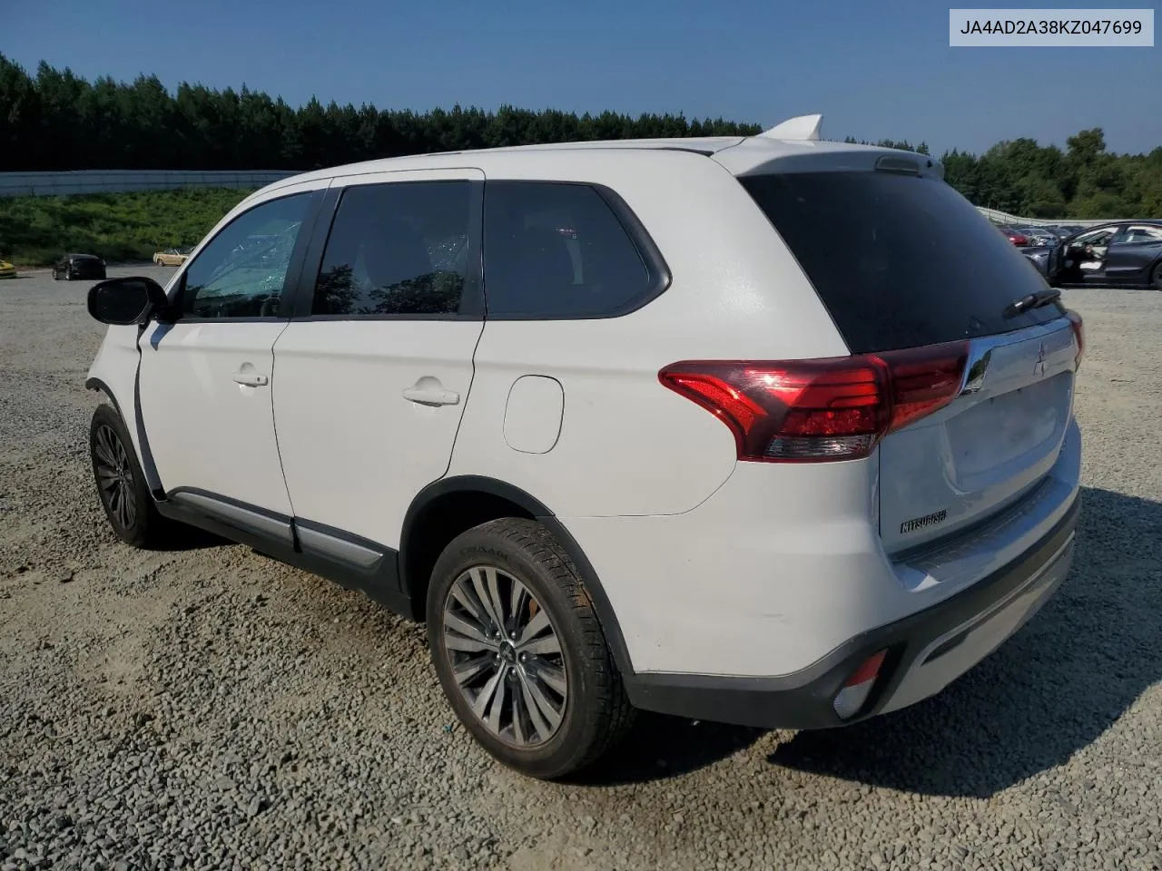 2019 Mitsubishi Outlander Es VIN: JA4AD2A38KZ047699 Lot: 68901584