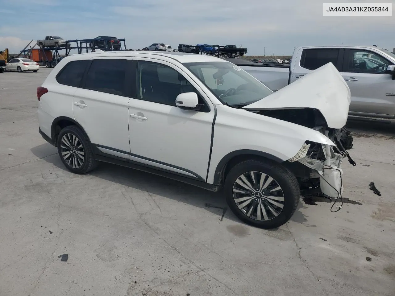 2019 Mitsubishi Outlander Se VIN: JA4AD3A31KZ055844 Lot: 69096454