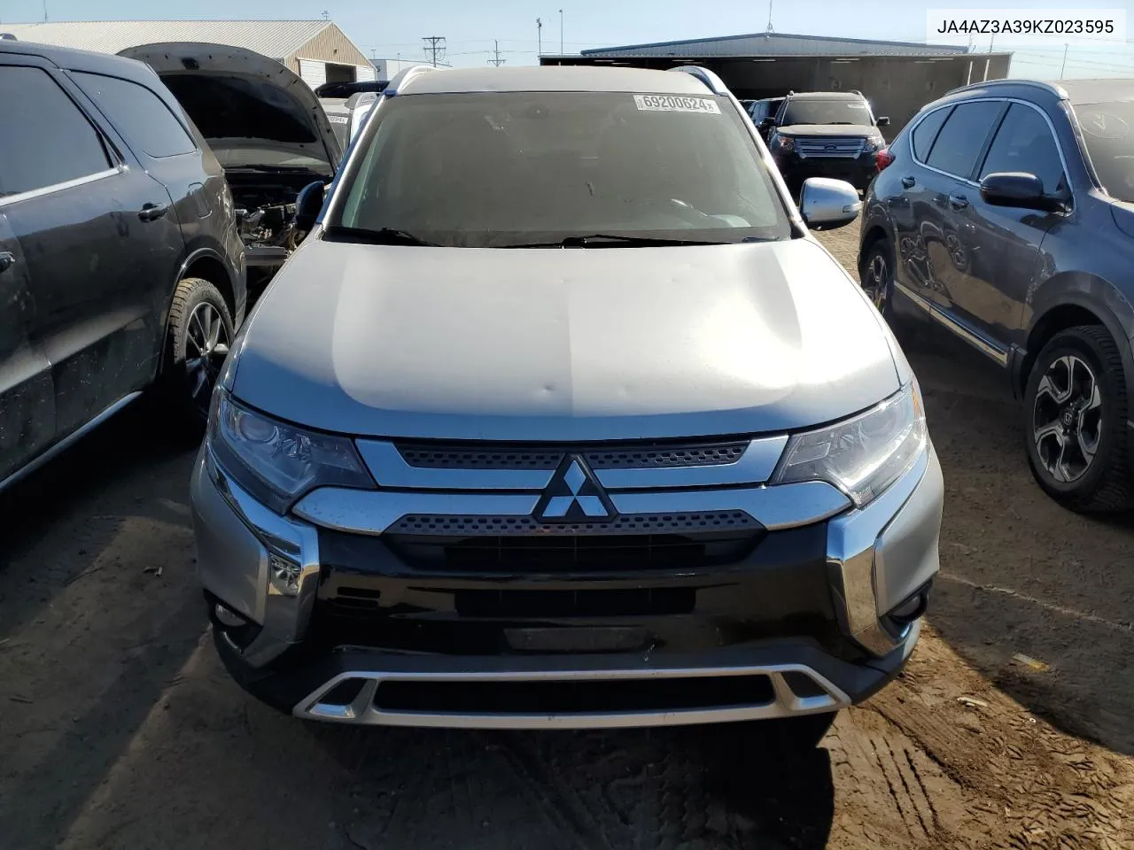 2019 Mitsubishi Outlander Se VIN: JA4AZ3A39KZ023595 Lot: 69200624