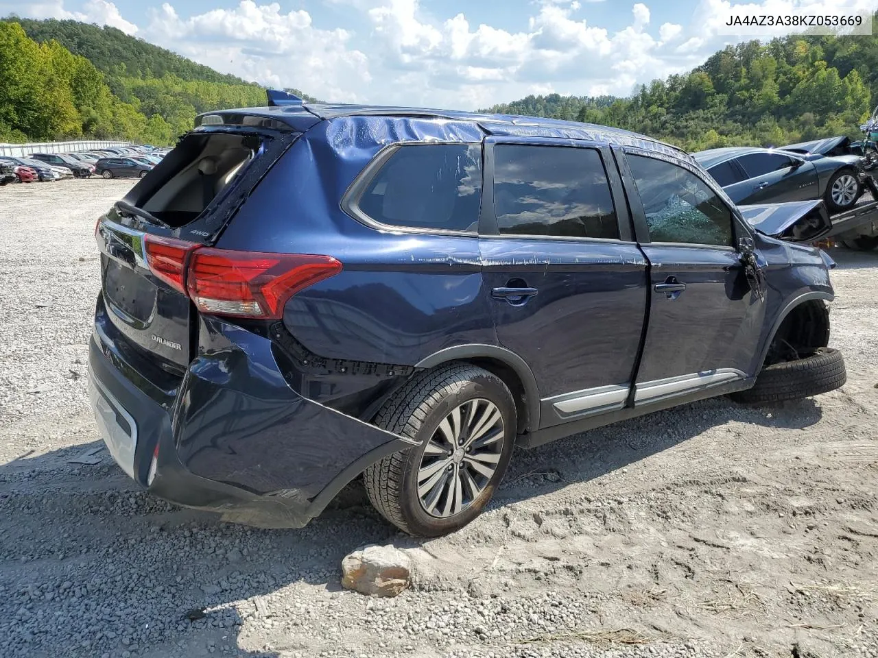 2019 Mitsubishi Outlander Se VIN: JA4AZ3A38KZ053669 Lot: 69398794