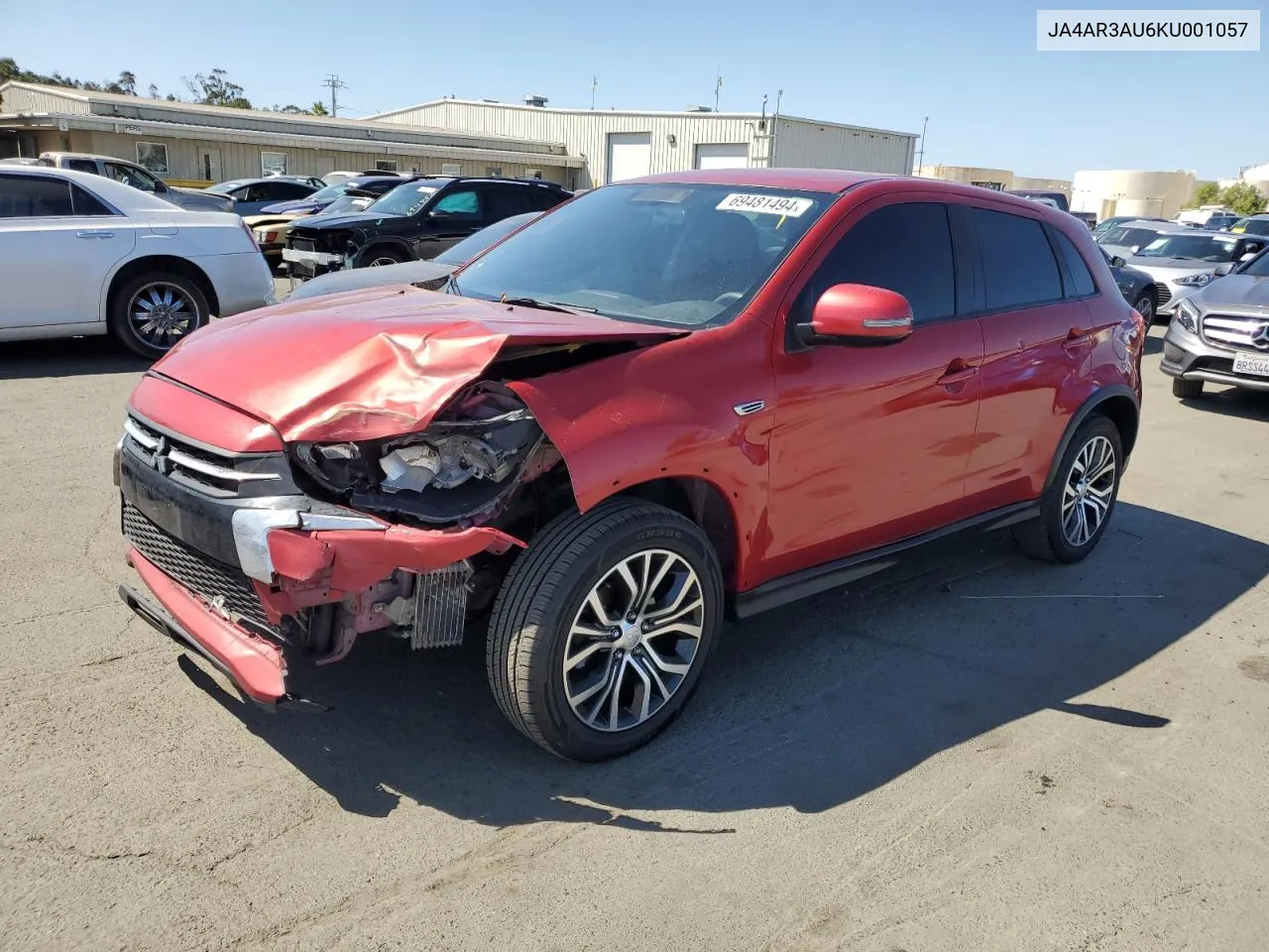 2019 Mitsubishi Outlander Sport Es VIN: JA4AR3AU6KU001057 Lot: 69481494