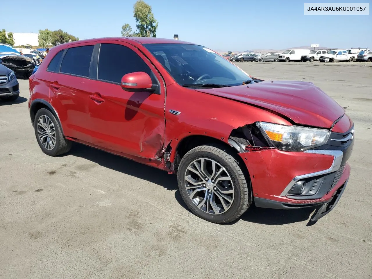 2019 Mitsubishi Outlander Sport Es VIN: JA4AR3AU6KU001057 Lot: 69481494