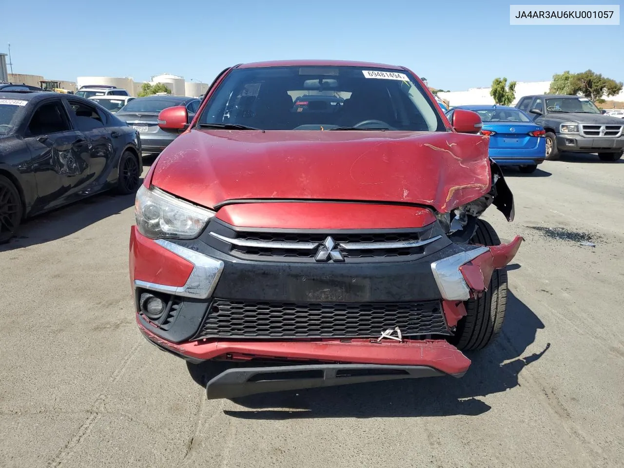 2019 Mitsubishi Outlander Sport Es VIN: JA4AR3AU6KU001057 Lot: 69481494