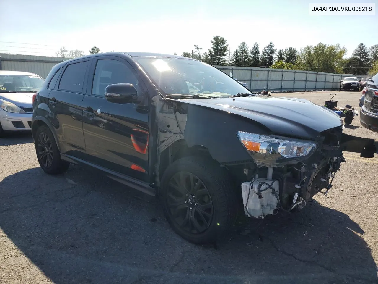 2019 Mitsubishi Outlander Sport Es VIN: JA4AP3AU9KU008218 Lot: 70019624