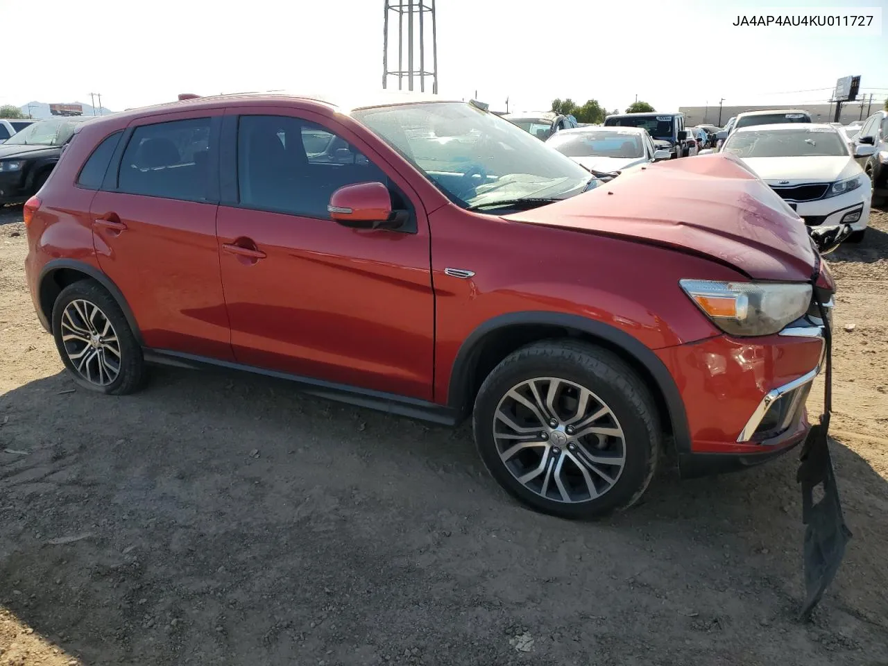 2019 Mitsubishi Outlander Sport Se VIN: JA4AP4AU4KU011727 Lot: 70143584