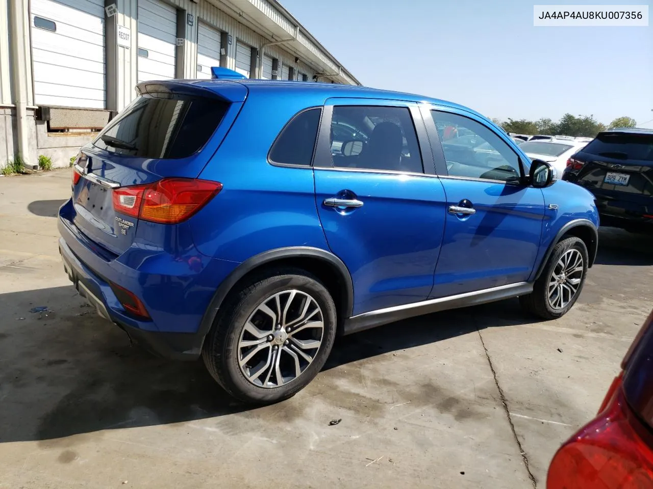 2019 Mitsubishi Outlander Sport Se VIN: JA4AP4AU8KU007356 Lot: 70297794