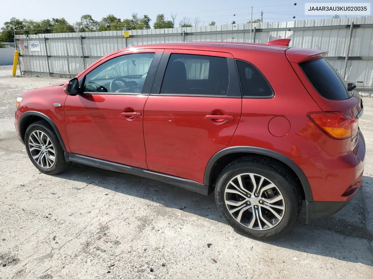 2019 Mitsubishi Outlander Sport Es VIN: JA4AR3AU3KU020035 Lot: 70409864