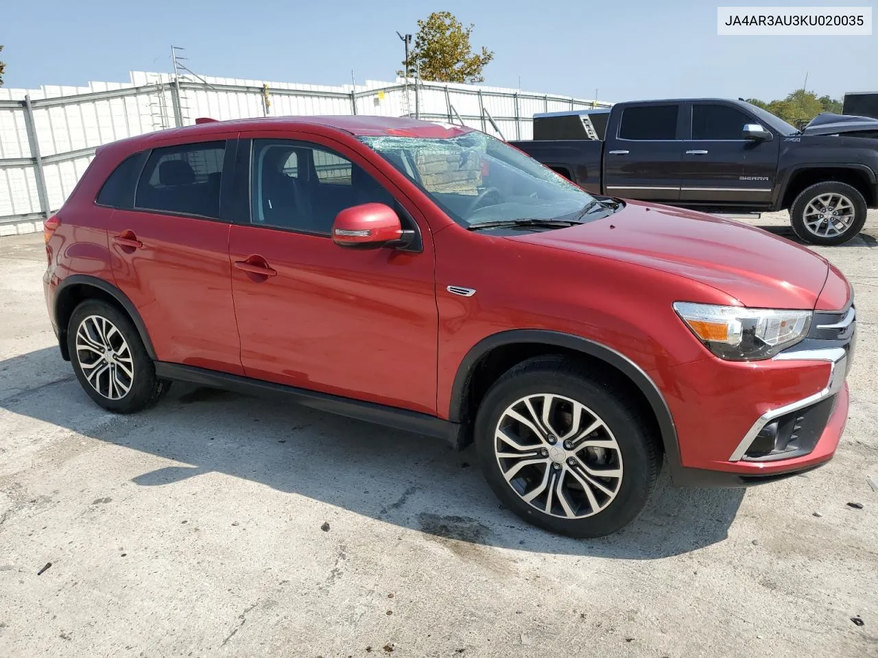 2019 Mitsubishi Outlander Sport Es VIN: JA4AR3AU3KU020035 Lot: 70409864