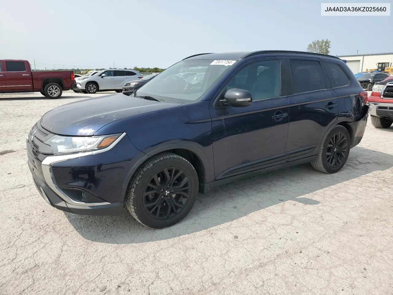 2019 Mitsubishi Outlander Se VIN: JA4AD3A36KZ025660 Lot: 70417754