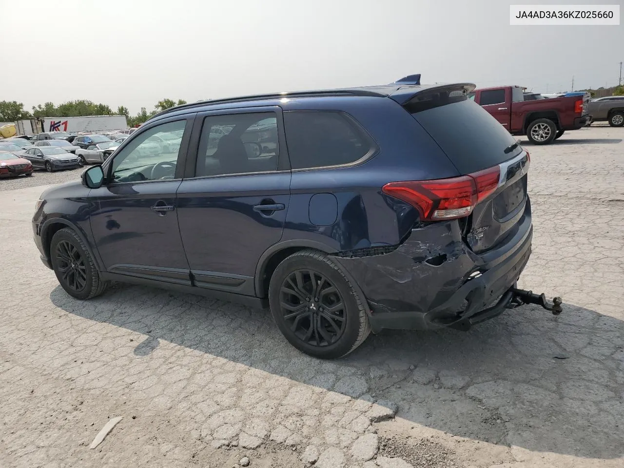 2019 Mitsubishi Outlander Se VIN: JA4AD3A36KZ025660 Lot: 70417754