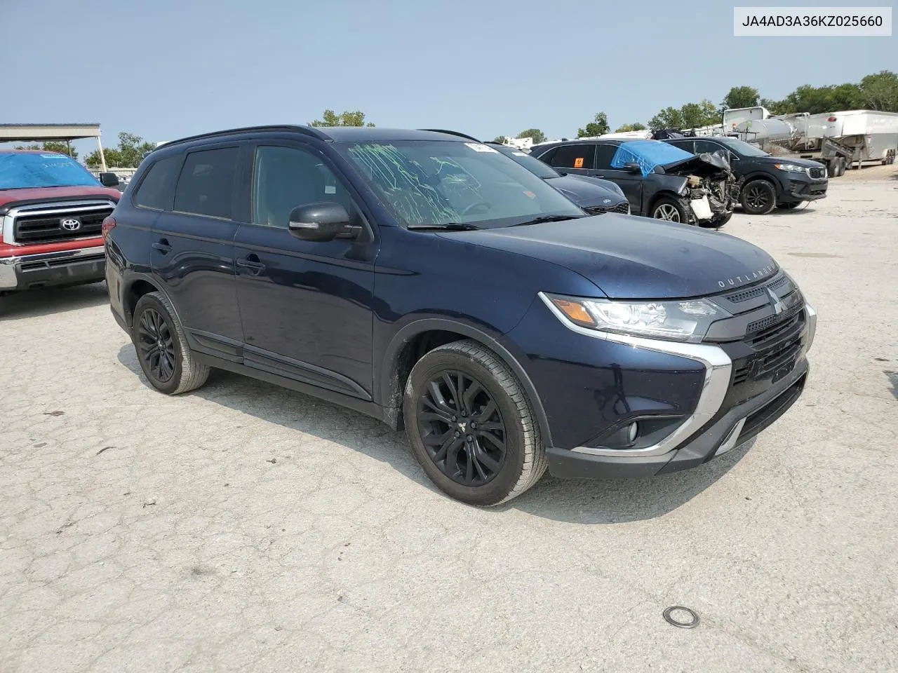 2019 Mitsubishi Outlander Se VIN: JA4AD3A36KZ025660 Lot: 70417754