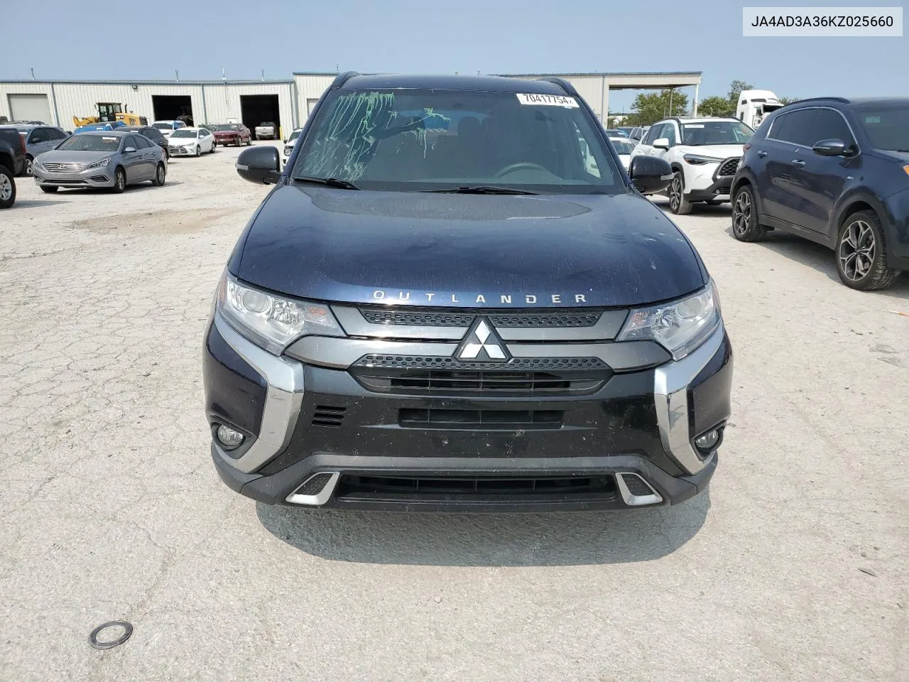 2019 Mitsubishi Outlander Se VIN: JA4AD3A36KZ025660 Lot: 70417754