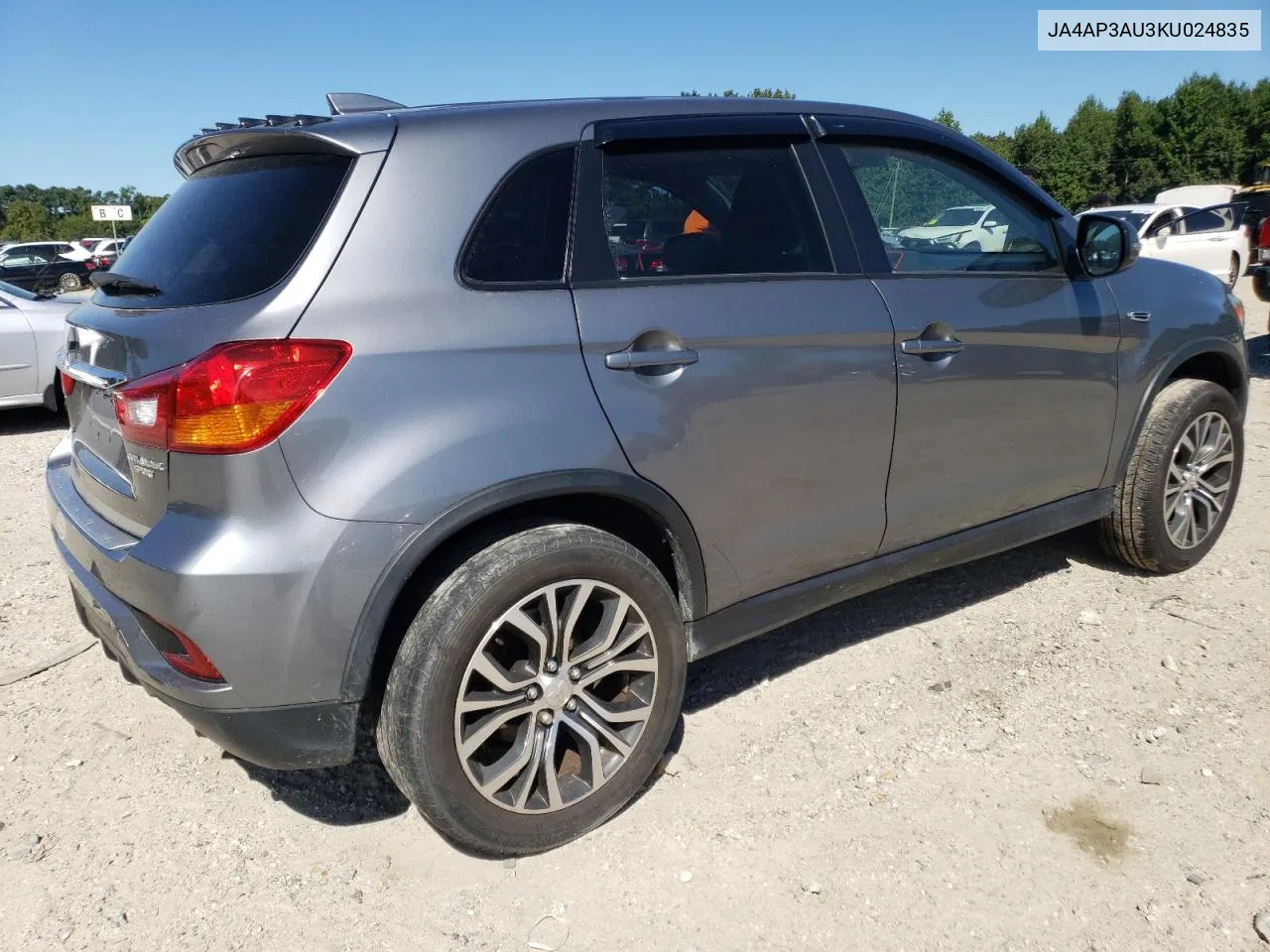 JA4AP3AU3KU024835 2019 Mitsubishi Outlander Sport Es