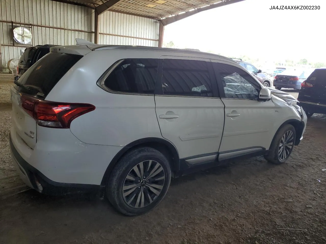 2019 Mitsubishi Outlander Gt VIN: JA4JZ4AX6KZ002230 Lot: 70754384