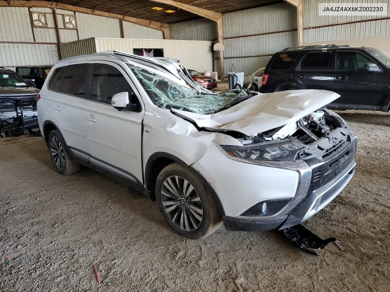 2019 Mitsubishi Outlander Gt VIN: JA4JZ4AX6KZ002230 Lot: 70754384