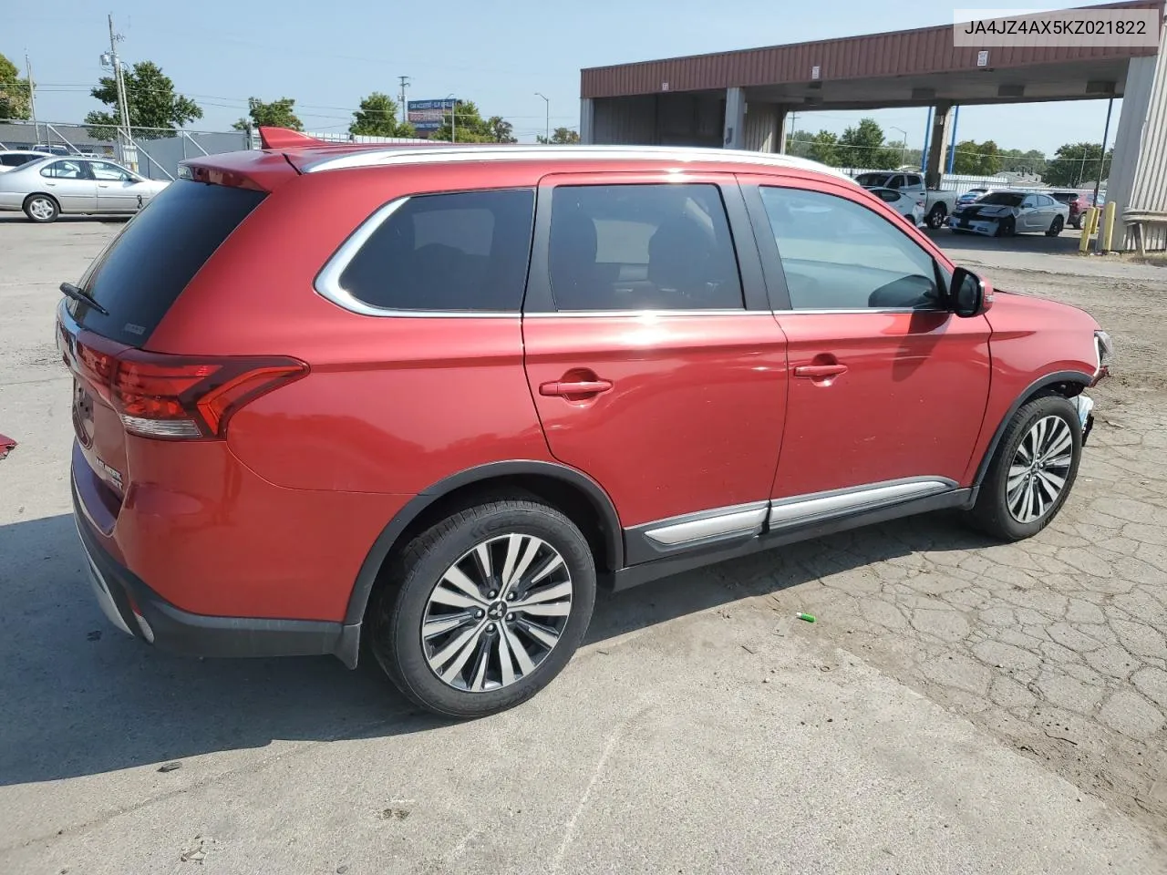 2019 Mitsubishi Outlander Gt VIN: JA4JZ4AX5KZ021822 Lot: 70830034