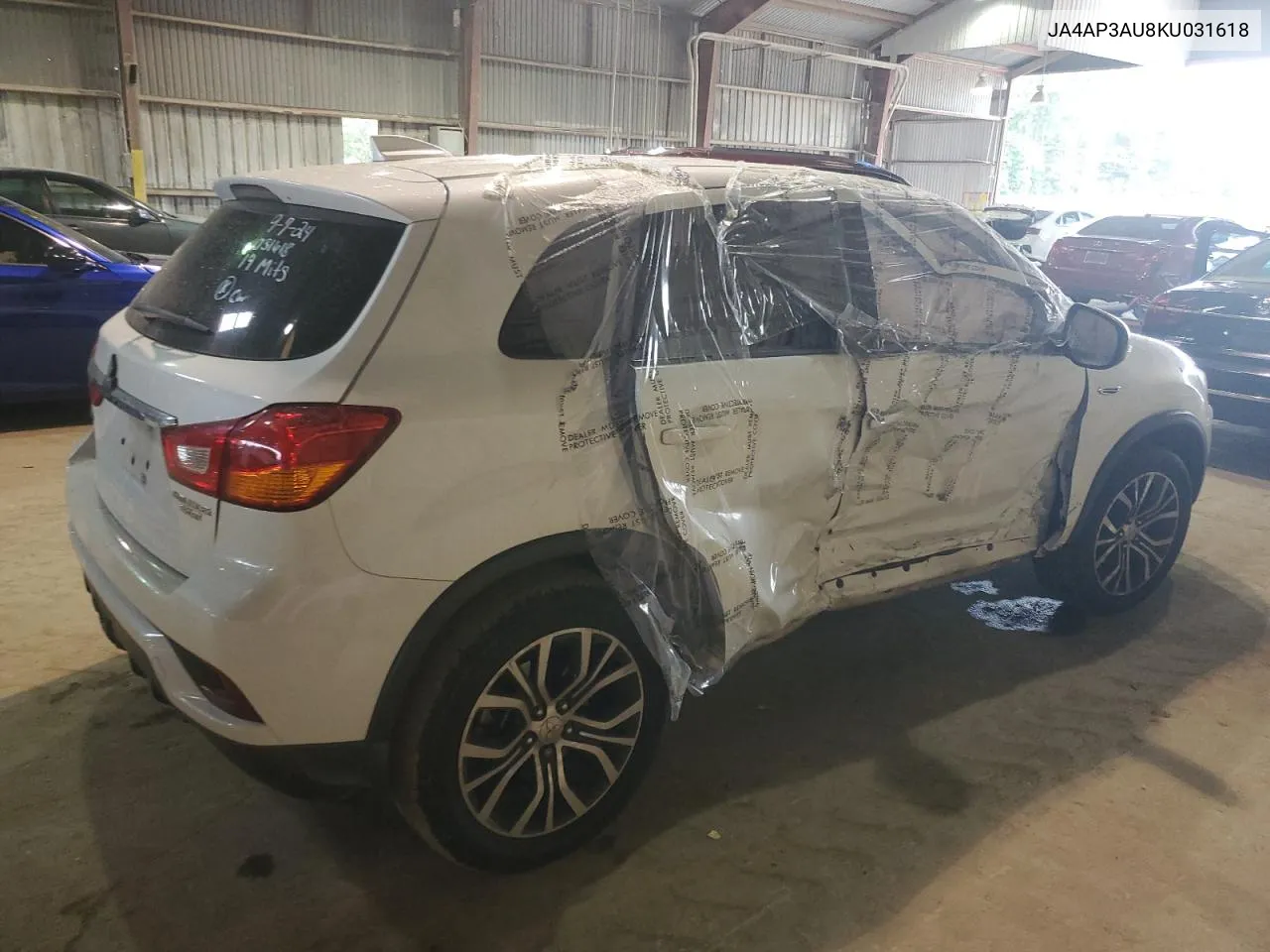 2019 Mitsubishi Outlander Sport Es VIN: JA4AP3AU8KU031618 Lot: 70914714