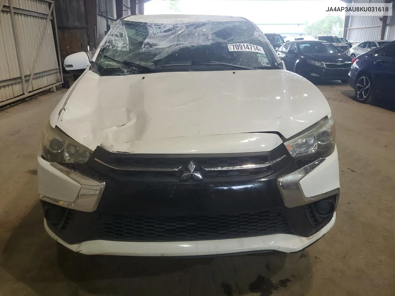 2019 Mitsubishi Outlander Sport Es VIN: JA4AP3AU8KU031618 Lot: 70914714