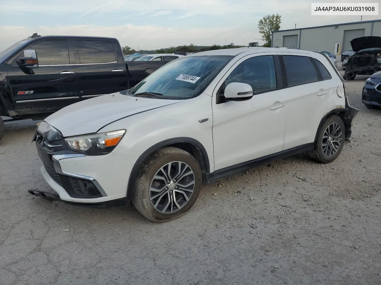 2019 Mitsubishi Outlander Sport Es VIN: JA4AP3AU6KU031908 Lot: 71069744