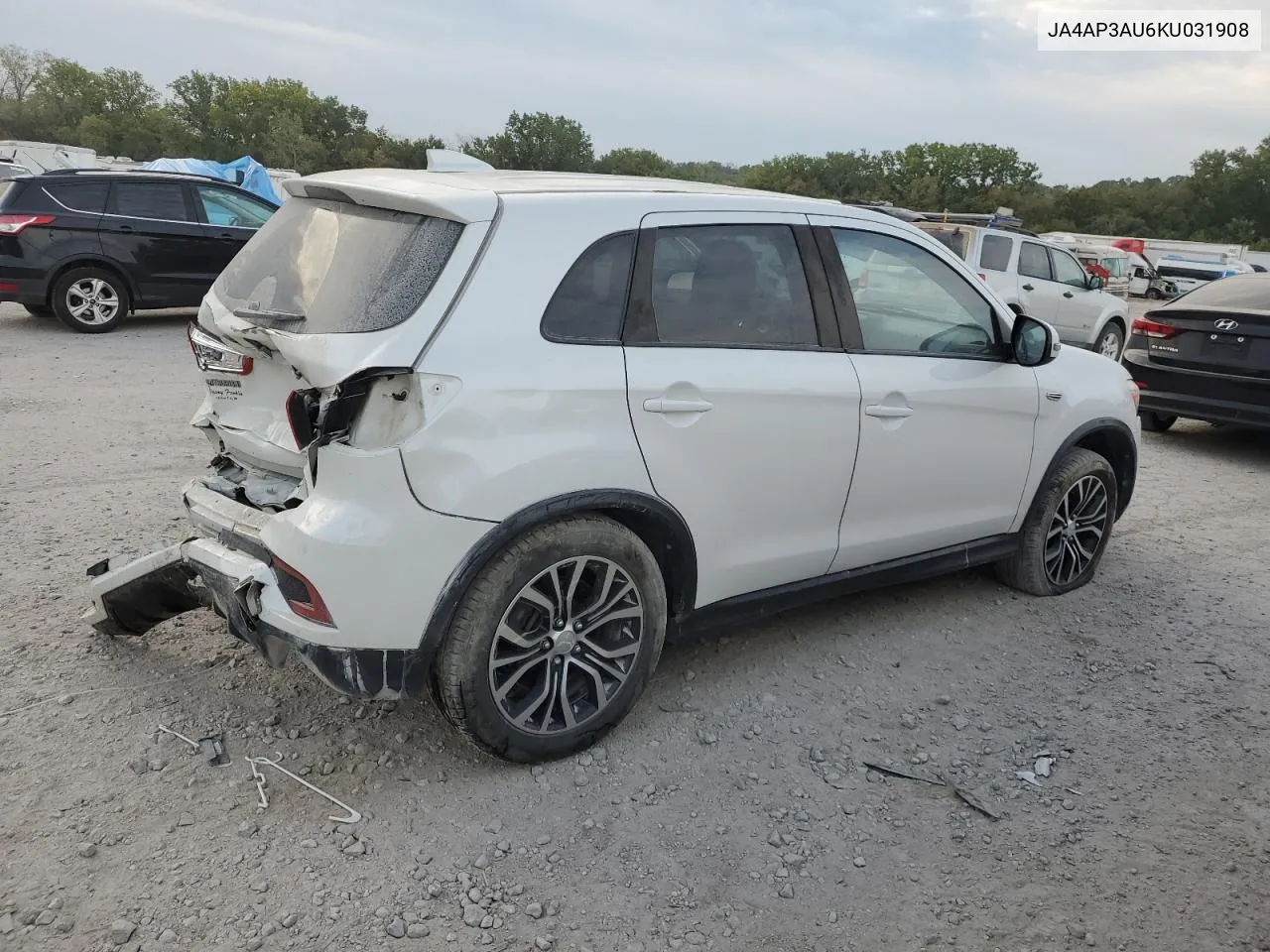 2019 Mitsubishi Outlander Sport Es VIN: JA4AP3AU6KU031908 Lot: 71069744