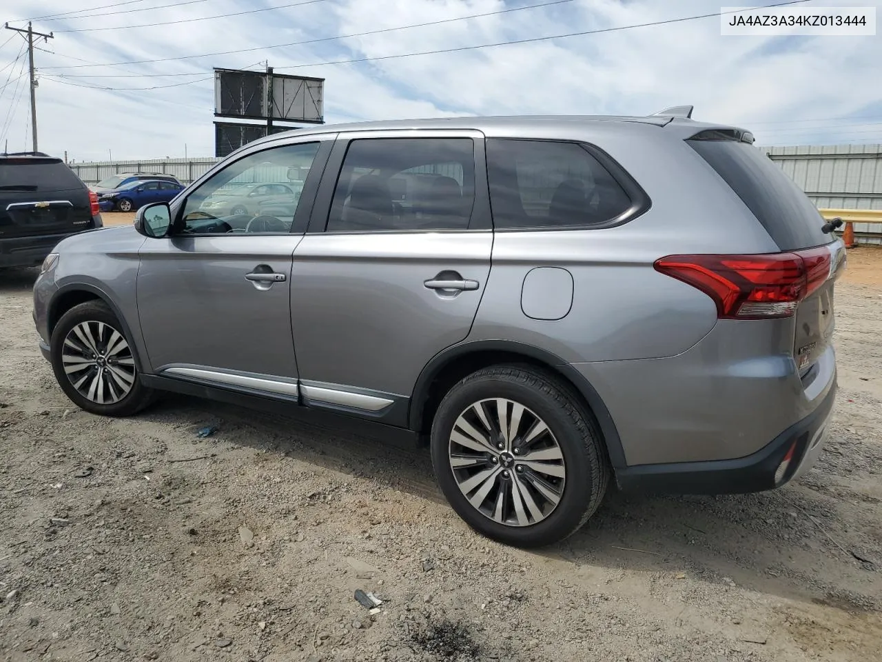 2019 Mitsubishi Outlander Se VIN: JA4AZ3A34KZ013444 Lot: 71095274