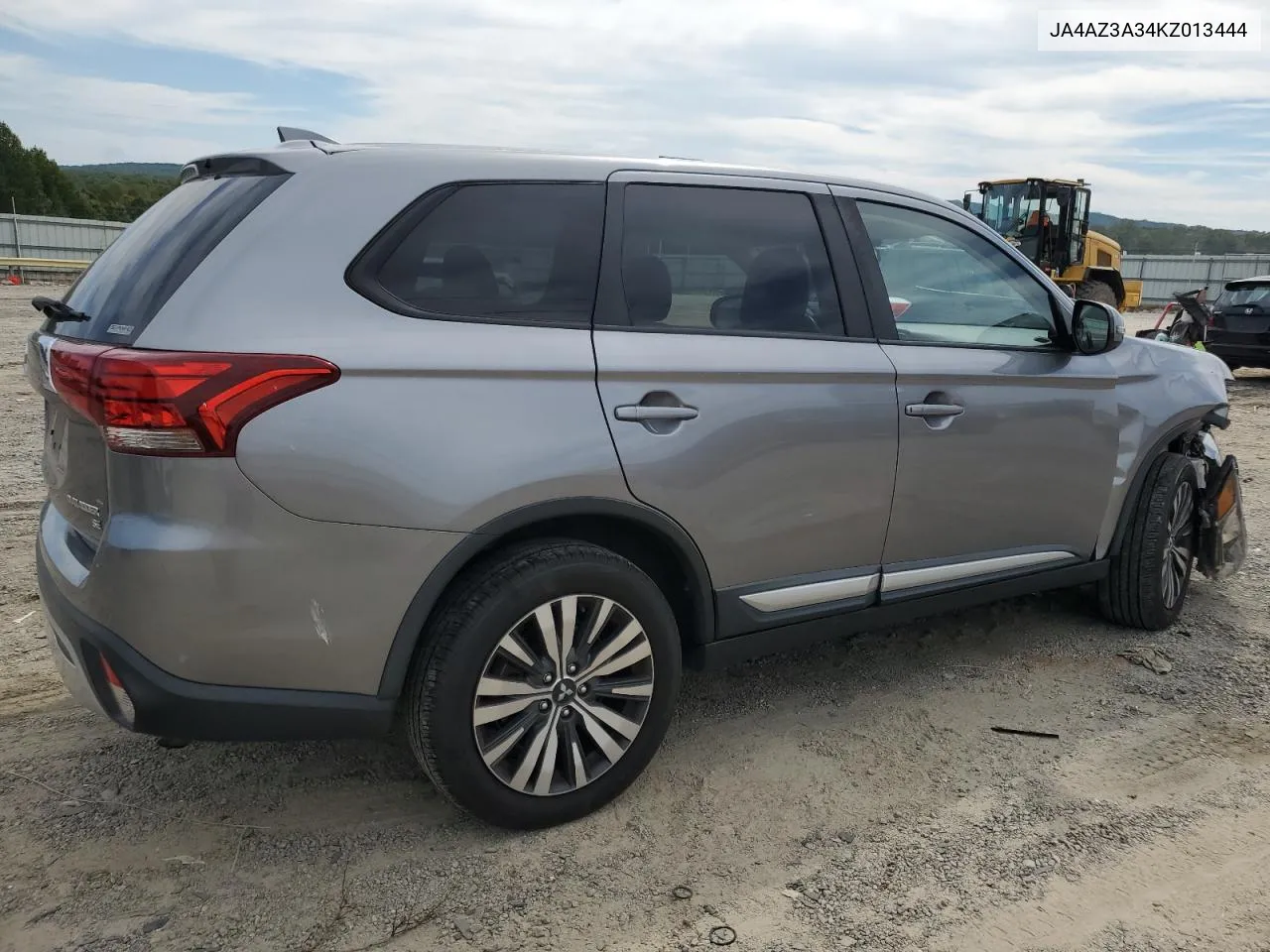 2019 Mitsubishi Outlander Se VIN: JA4AZ3A34KZ013444 Lot: 71095274