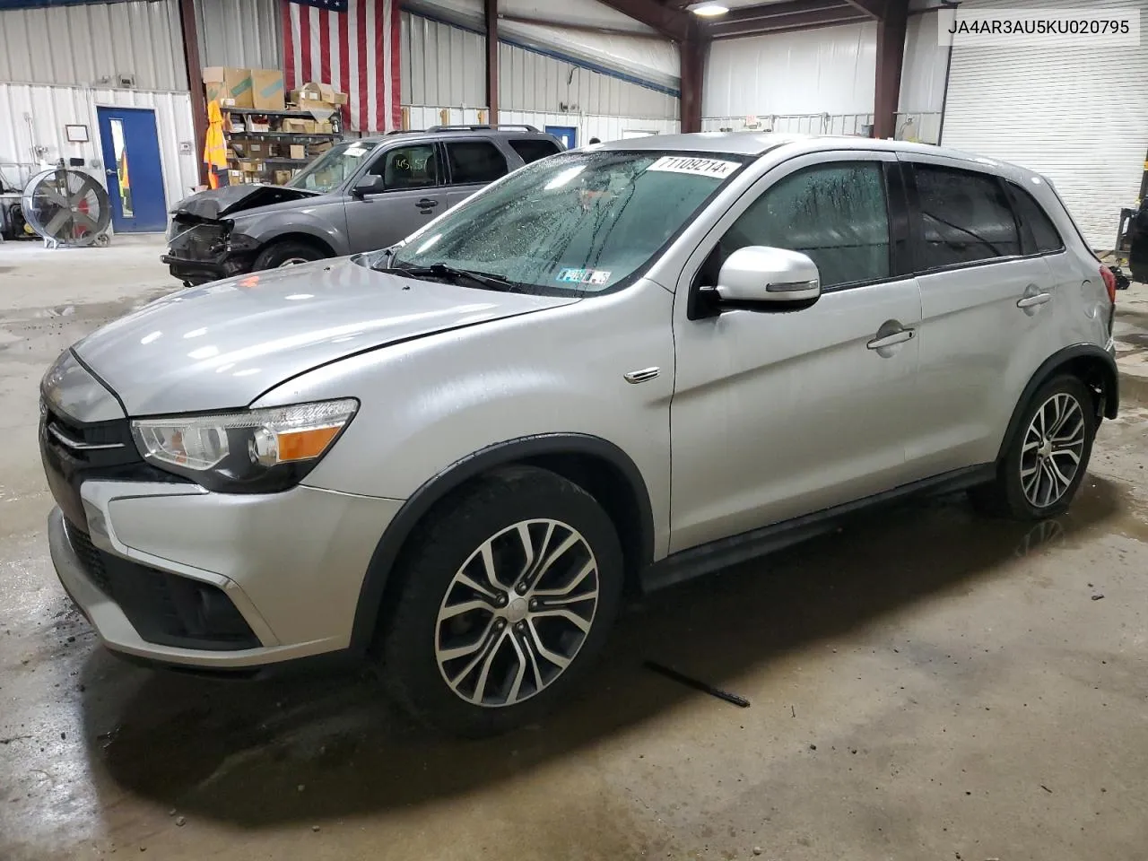 2019 Mitsubishi Outlander Sport Es VIN: JA4AR3AU5KU020795 Lot: 71109214