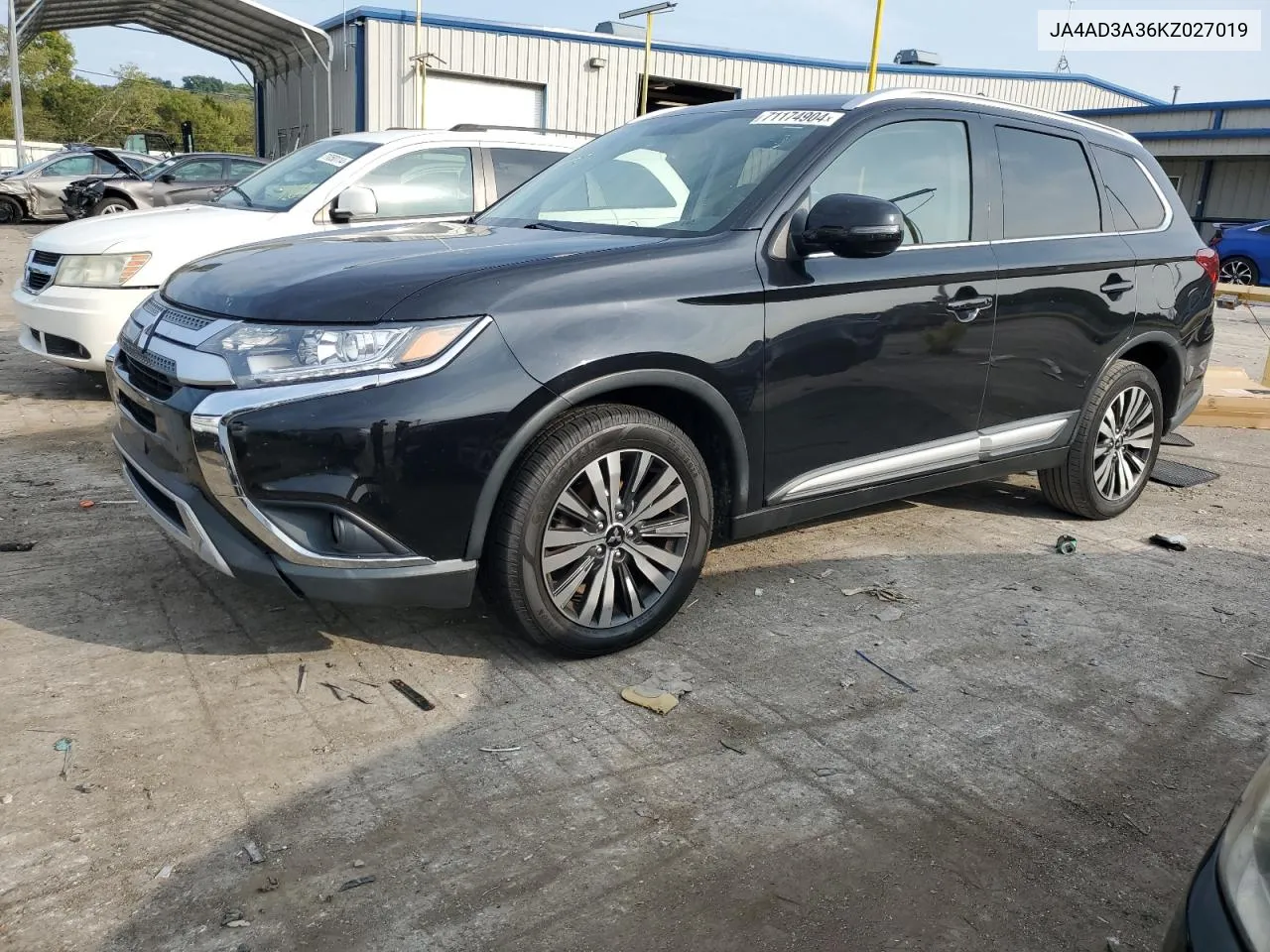 2019 Mitsubishi Outlander Se VIN: JA4AD3A36KZ027019 Lot: 71174904