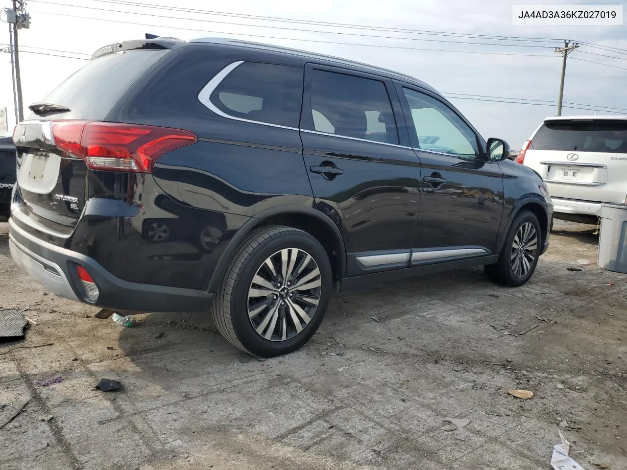 2019 Mitsubishi Outlander Se VIN: JA4AD3A36KZ027019 Lot: 71174904