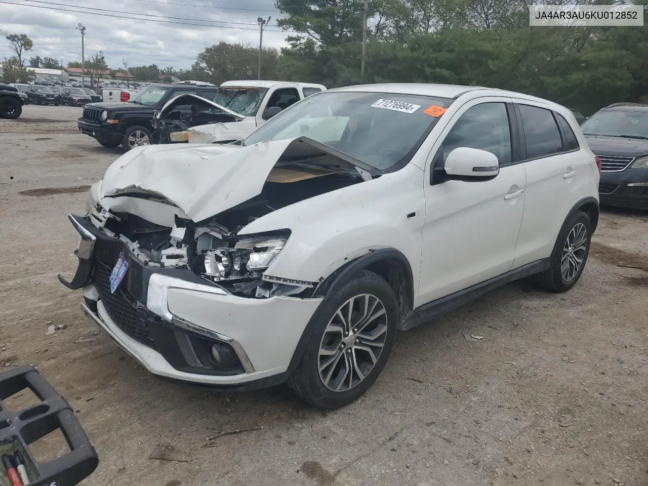 2019 Mitsubishi Outlander Sport Es VIN: JA4AR3AU6KU012852 Lot: 71276994