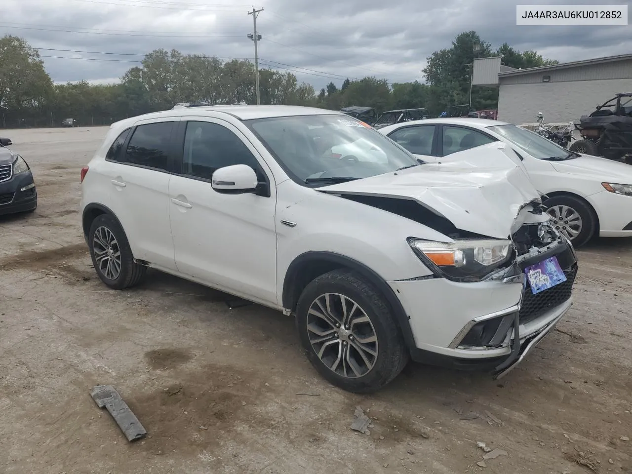 JA4AR3AU6KU012852 2019 Mitsubishi Outlander Sport Es