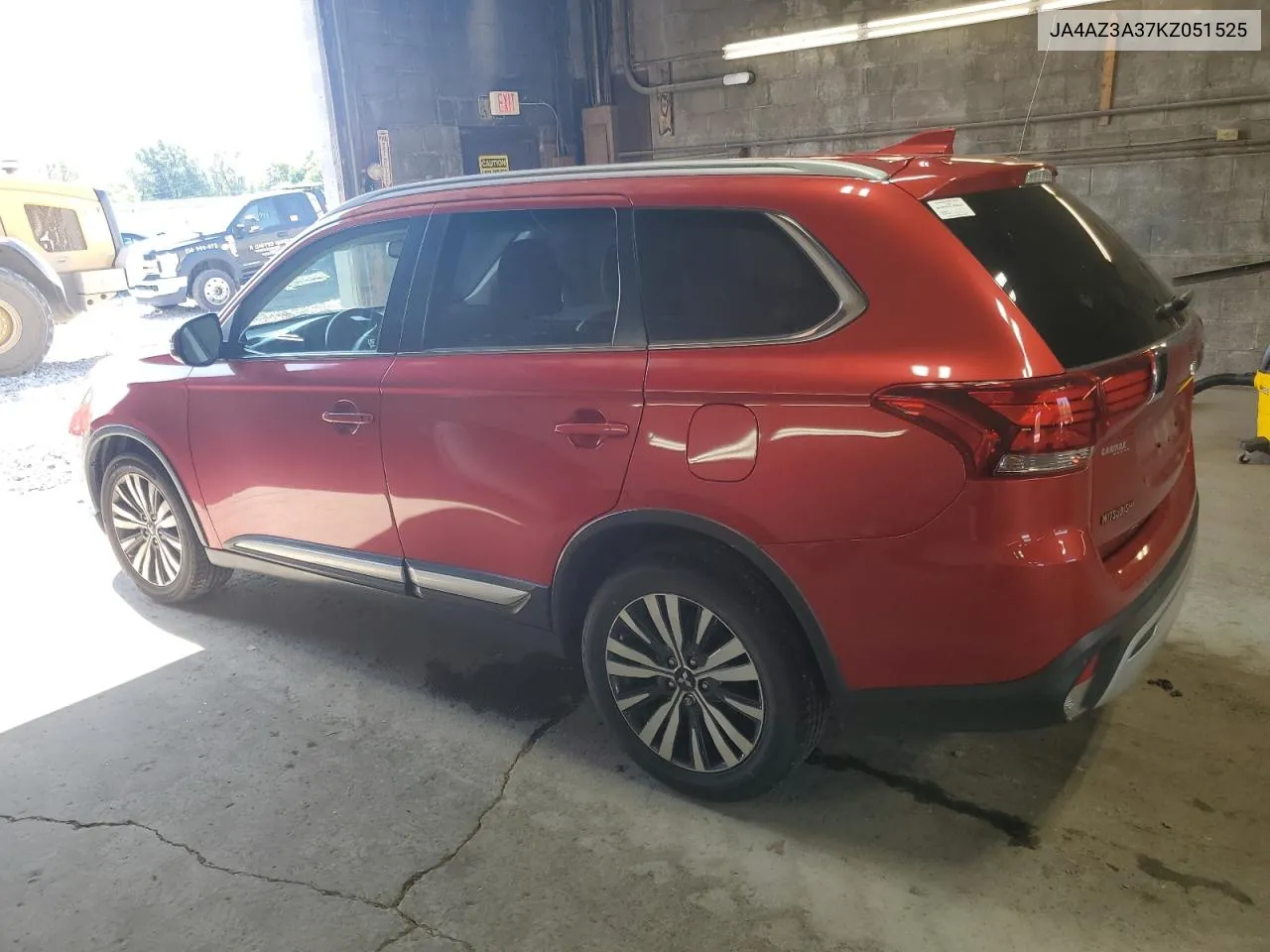 2019 Mitsubishi Outlander Se VIN: JA4AZ3A37KZ051525 Lot: 71315044