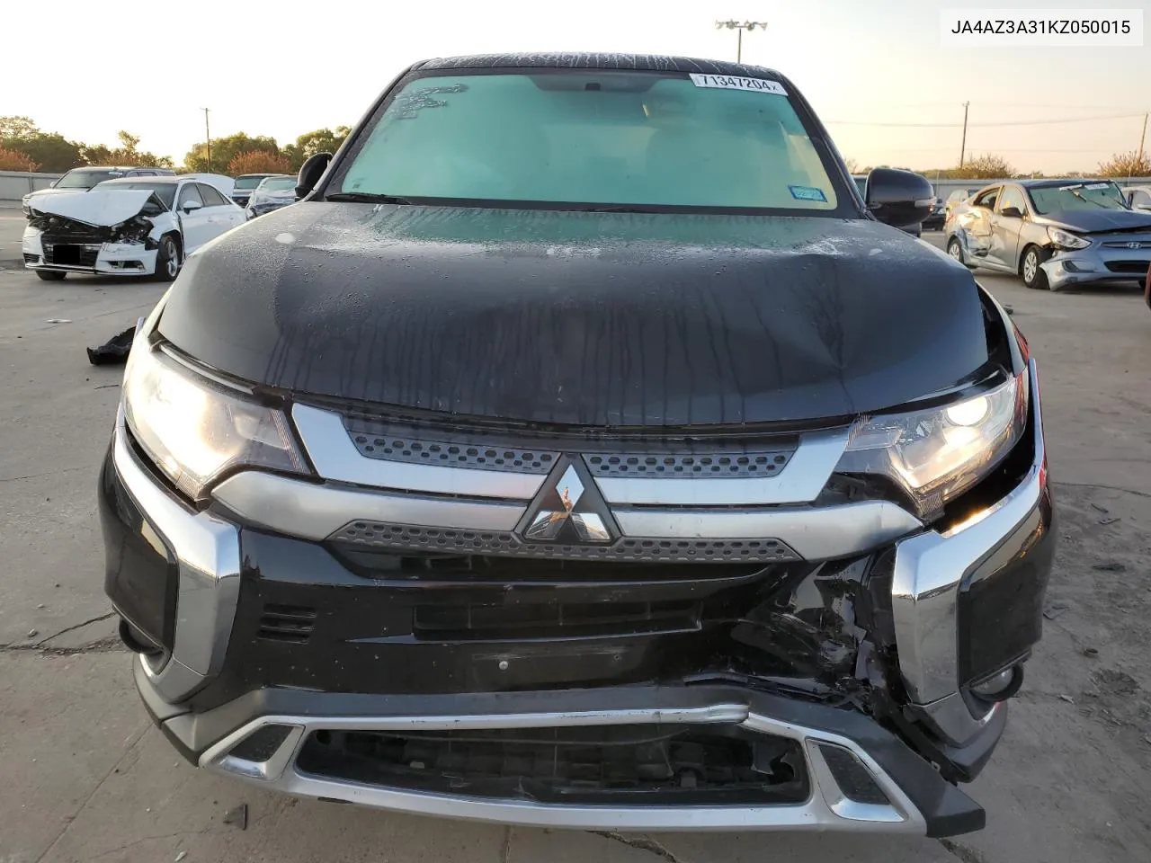 2019 Mitsubishi Outlander Se VIN: JA4AZ3A31KZ050015 Lot: 71347204