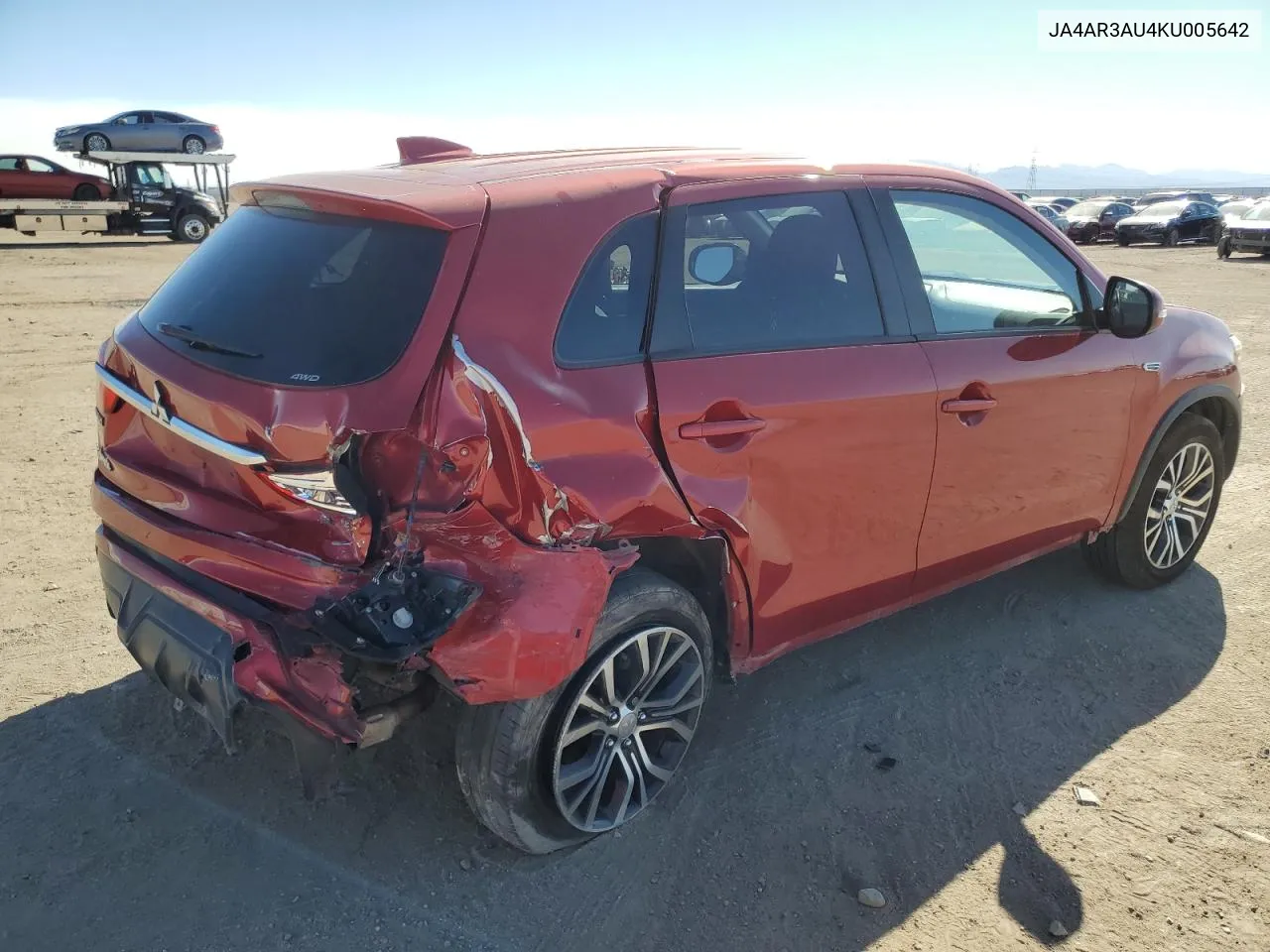 2019 Mitsubishi Outlander Sport Es VIN: JA4AR3AU4KU005642 Lot: 71421654