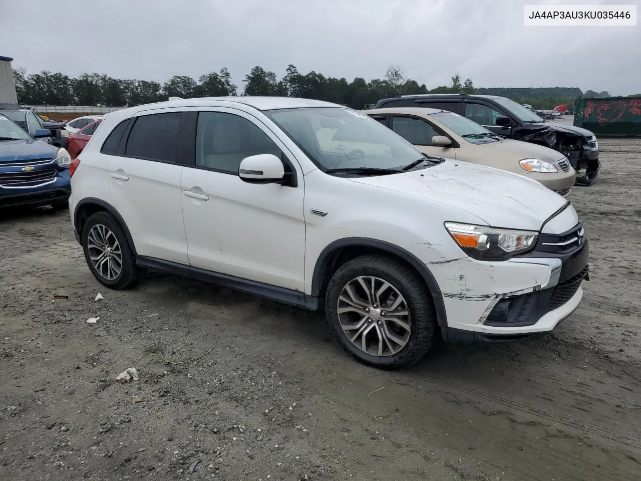 2019 Mitsubishi Outlander Sport Es VIN: JA4AP3AU3KU035446 Lot: 71590724