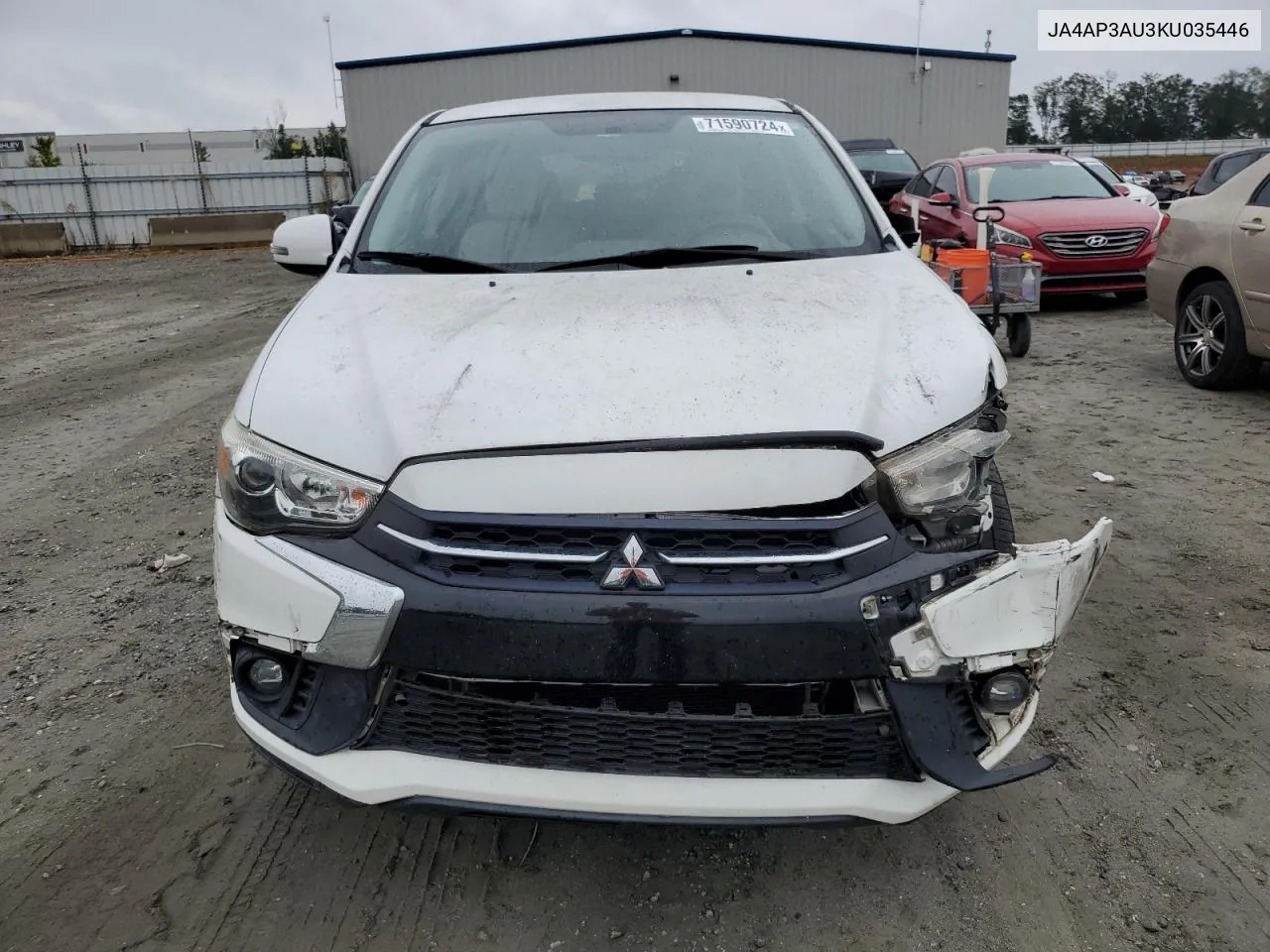 2019 Mitsubishi Outlander Sport Es VIN: JA4AP3AU3KU035446 Lot: 71590724